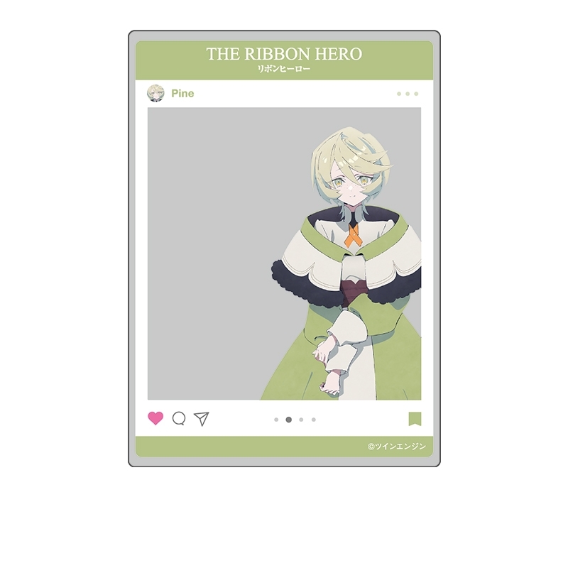 『THE RIBBON HERO リボンヒーロー』 SNS風クリアカード - AniSmile