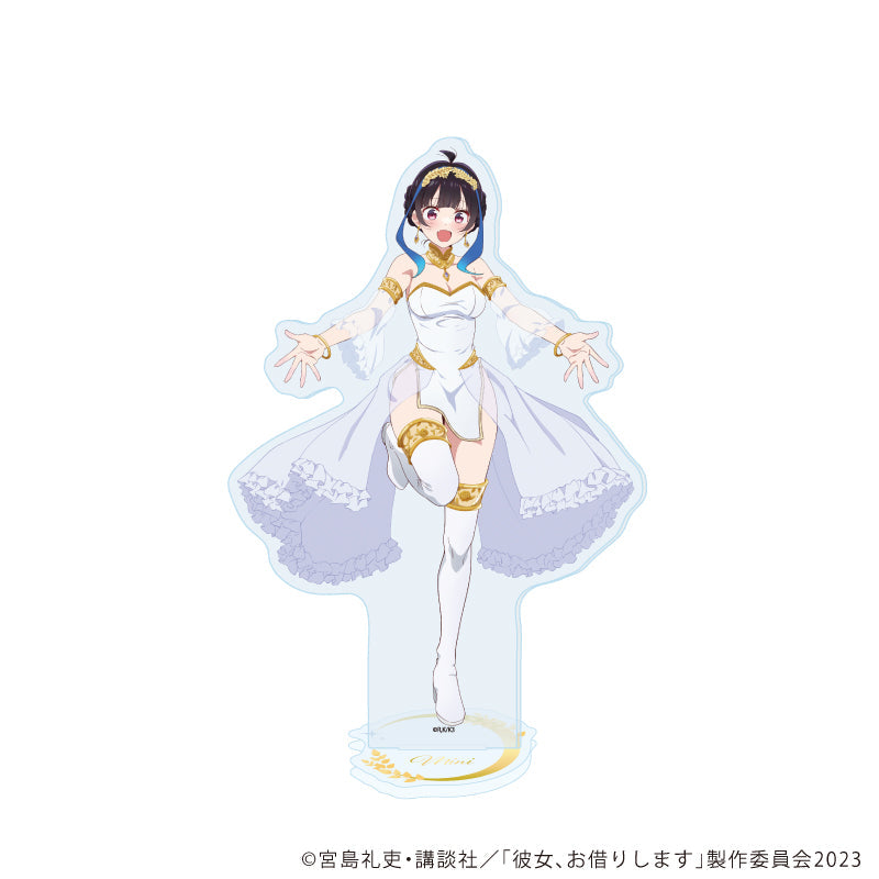 アクリルスタンド「TVアニメ『彼女、お借りします』」41/八重森みに 女神ver.(描き下ろしイラスト) - AniSmile