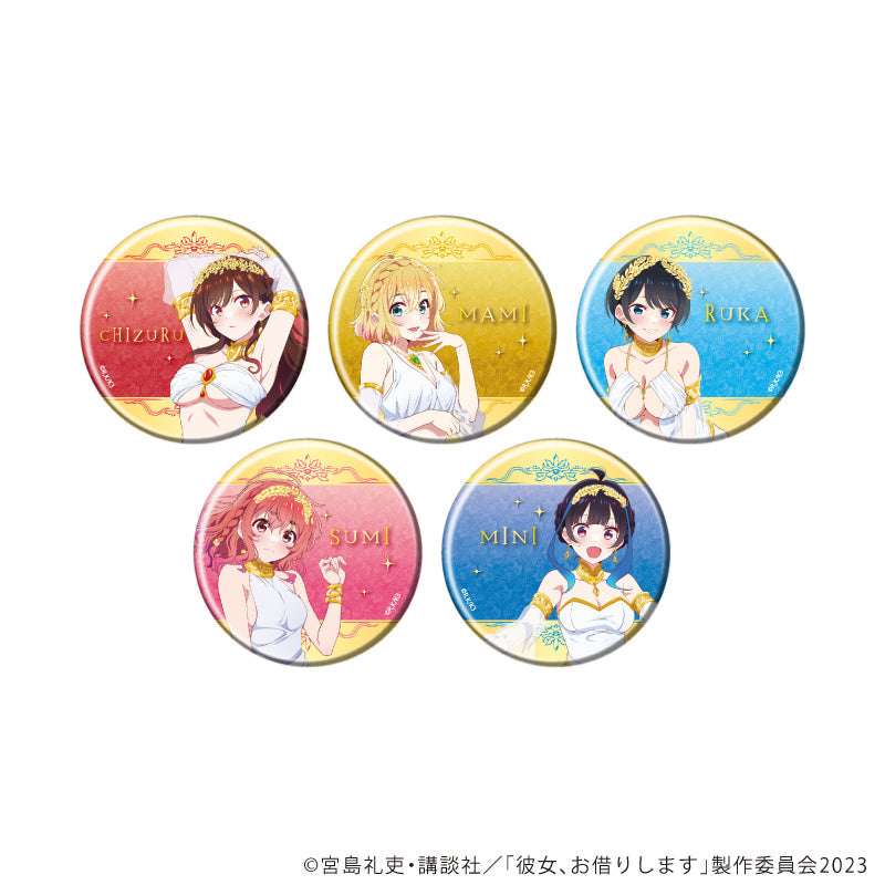 缶バッジ「TVアニメ『彼女、お借りします』」30/女神ver. B ブラインド(全5種)(描き下ろしイラスト) - AniSmile
