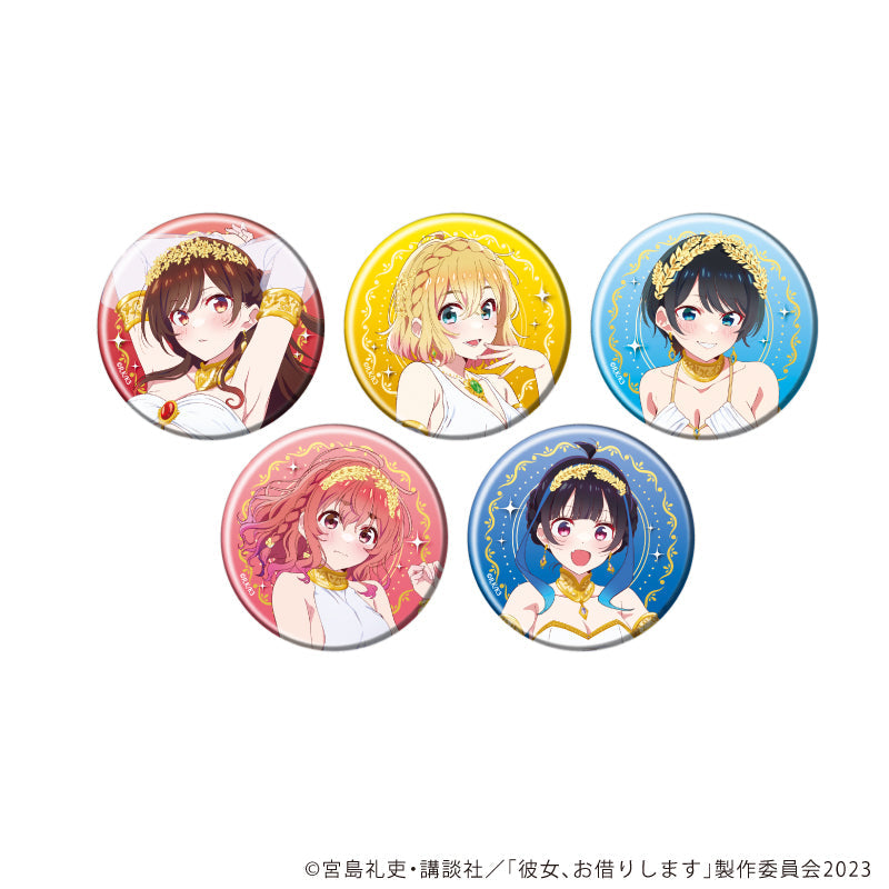 缶バッジ「TVアニメ『彼女、お借りします』」29/女神ver. A ブラインド(全5種)(描き下ろしイラスト) - AniSmile