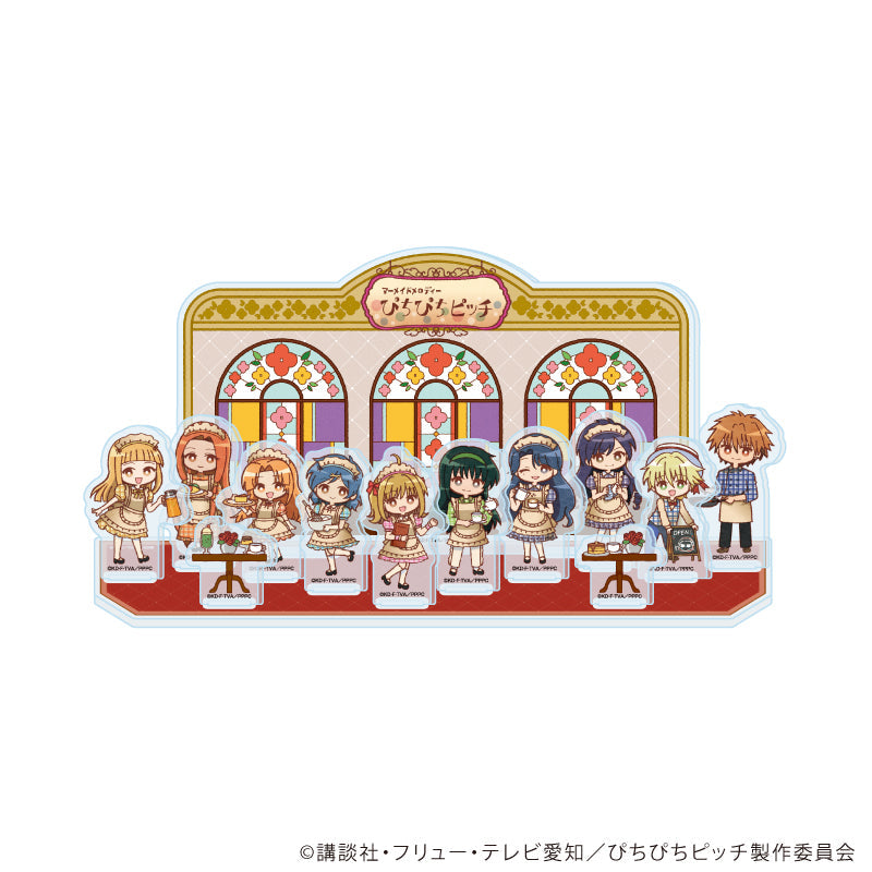アクリルジオラマ「マーメイドメロディーぴちぴちピッチ」03/整列デザインA レトロ喫茶ver.(レトロアートイラスト) Image 2 | AniSmile