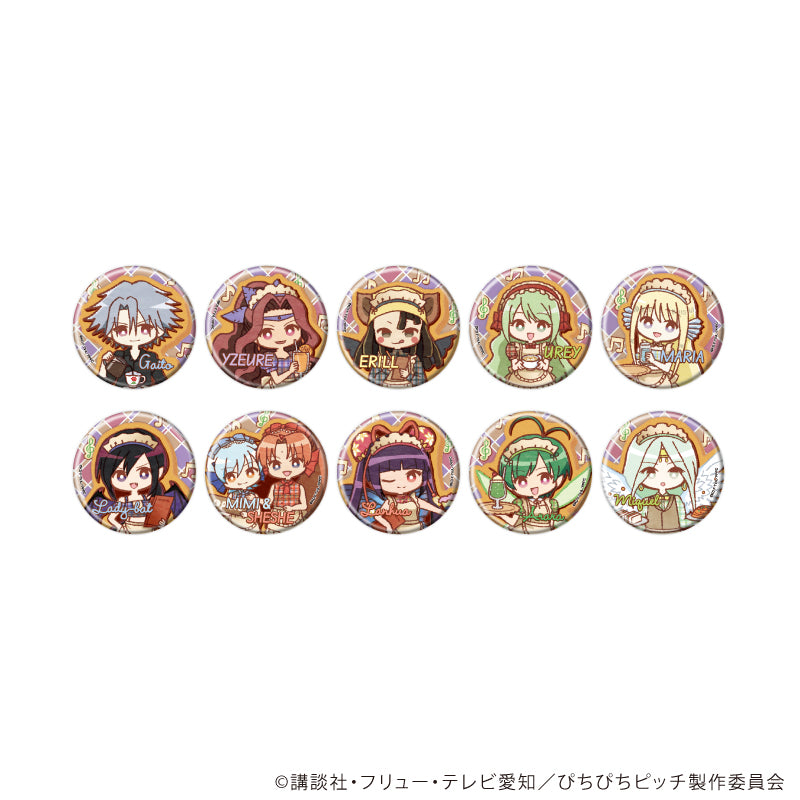 缶バッジ「マーメイドメロディーぴちぴちピッチ」03/レトロ喫茶ver. ブラインド(全10種)(レトロアートイラスト) - AniSmile