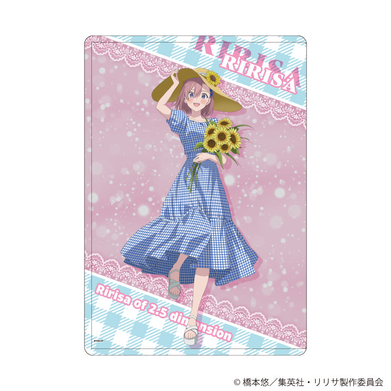 キャラクリアケース「2.5次元の誘惑」09/天乃 リリサ ひまわりver.(描き下ろしイラスト) - official product image | AniSmile