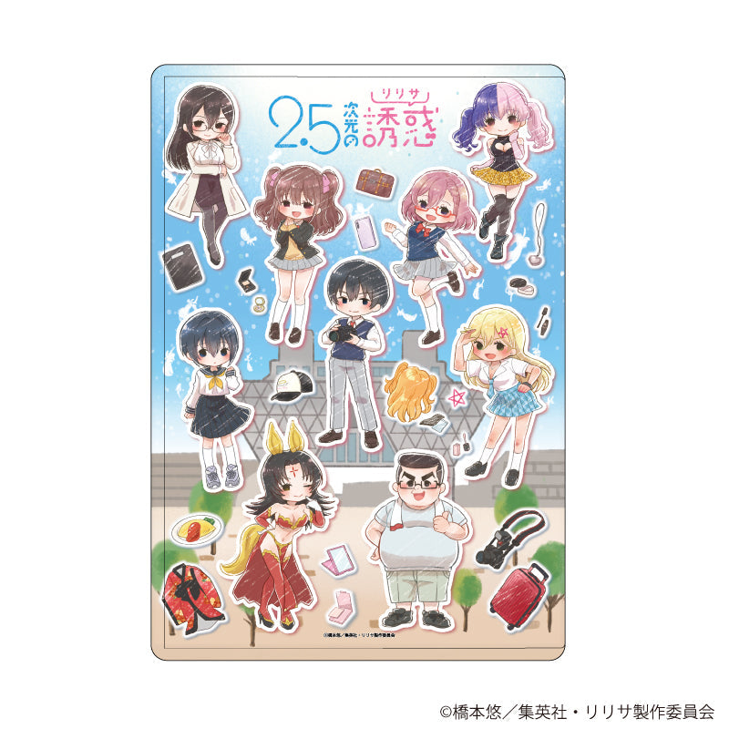 キャラクリアケース「2.5次元の誘惑」08/集合デザイン(グラフアートイラスト) - official product image | AniSmile
