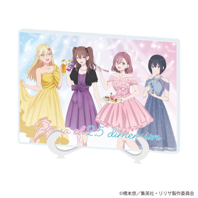 アクリルアートボード(A5サイズ)「2.5次元の誘惑」01/ドレスver. 集合デザイン(描き下ろしイラスト) - 公式商品画像 | AniSmile