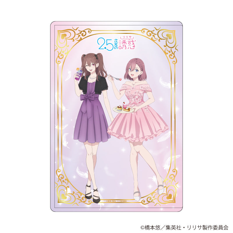 キャラクリアケース「2.5次元の誘惑」06/リリサ&美花莉 ドレスver.(描き下ろしイラスト) - 公式商品画像 | AniSmile
