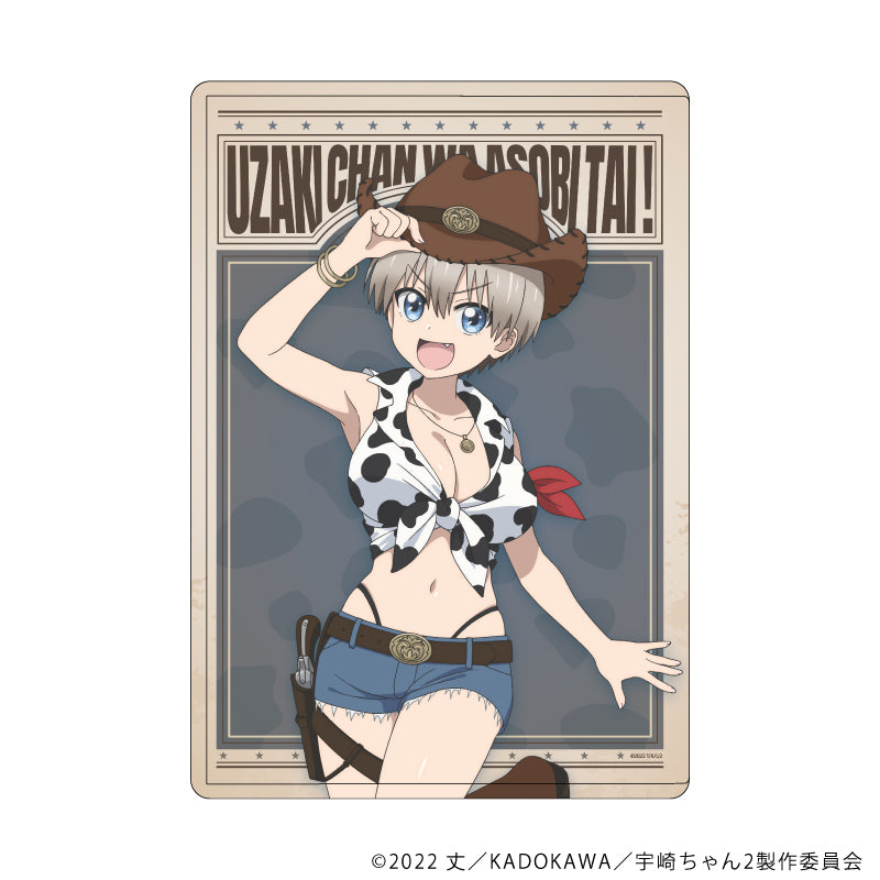 キャラクリアケース「宇崎ちゃんは遊びたい!ω」01/宇崎花 カウガールver.(描き下ろしイラスト) - AniSmile