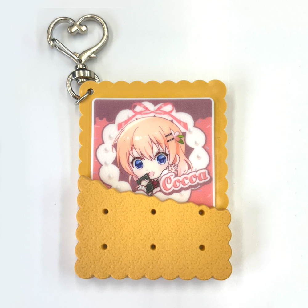ご注文はうさぎですか? 「 」ラバーキーホルダー - AniSmile