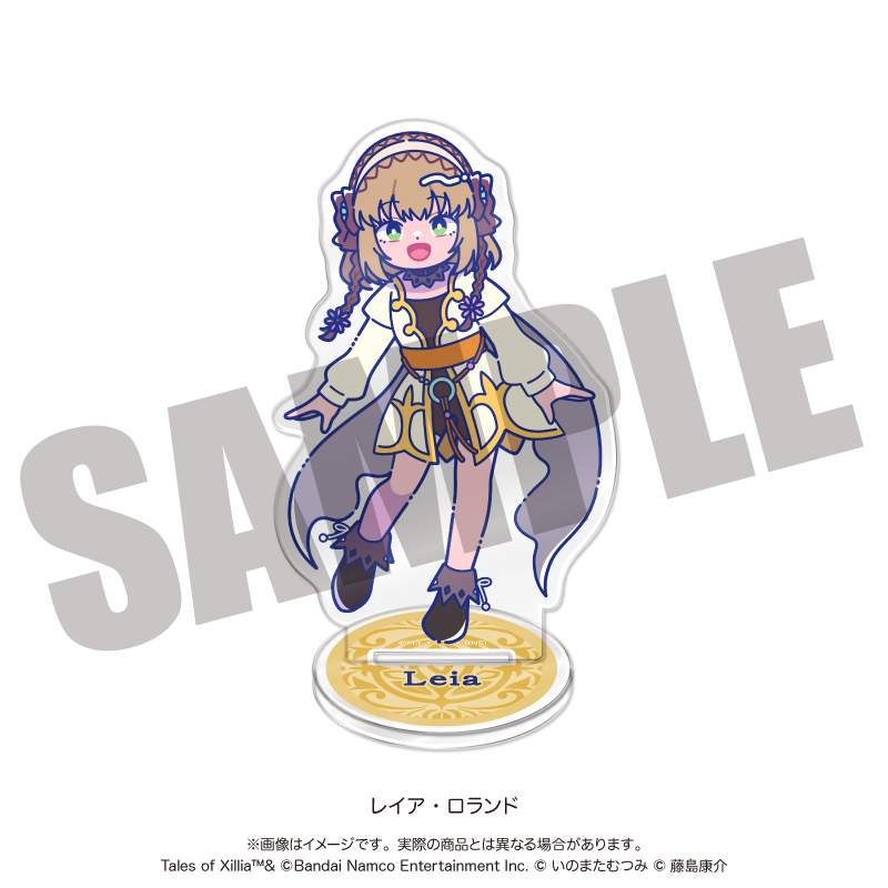 「テイルズ オブ エクシリア」 にゅ〜とろ アクリルスタンド D レイア・ロランド Image 2 | AniSmile