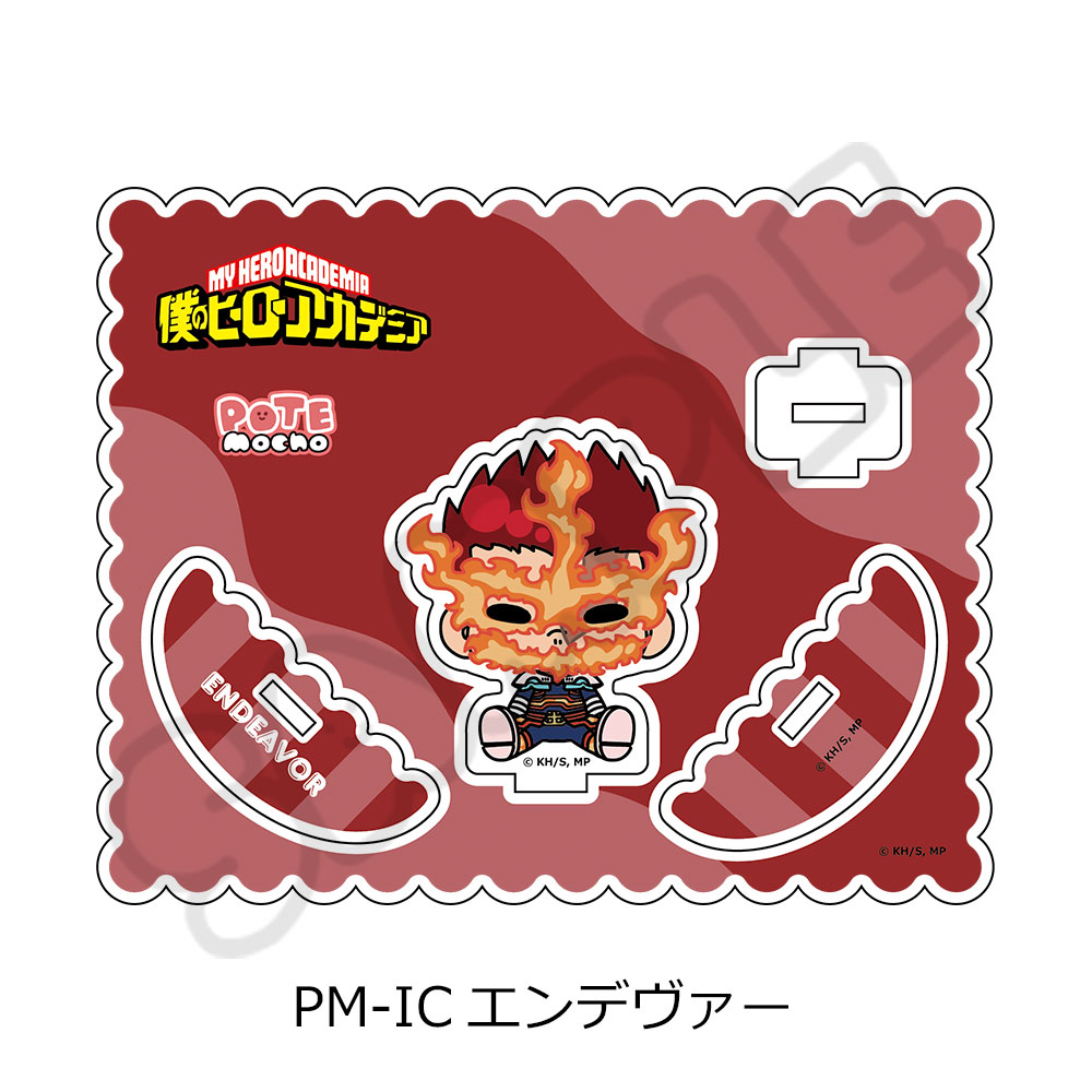 アニメ『僕のヒーローアカデミア』POTEmocho 第6弾 アクリルスタンド PM-IC(エンデヴァー) - AniSmile
