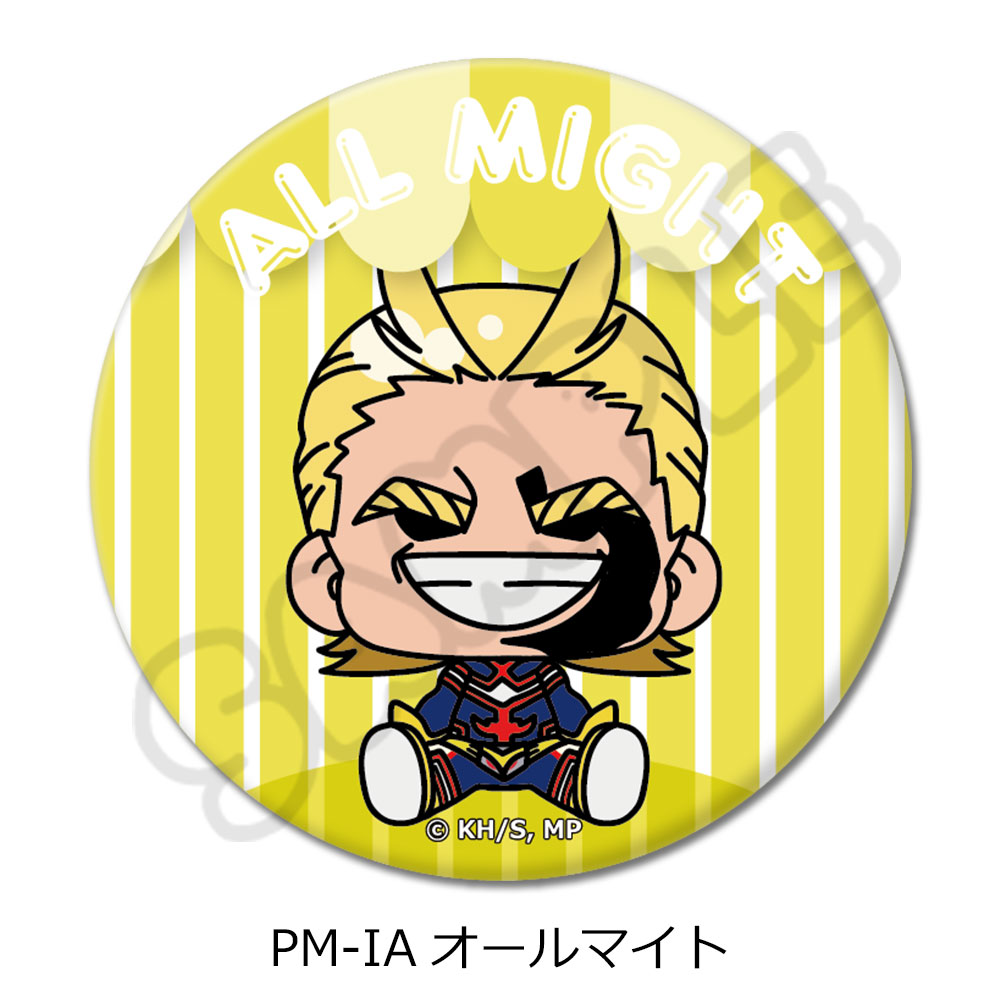 アニメ『僕のヒーローアカデミア』POTEmocho 第6弾 丸形缶バッジ(57mm) PM-IA(オールマイト) - AniSmile