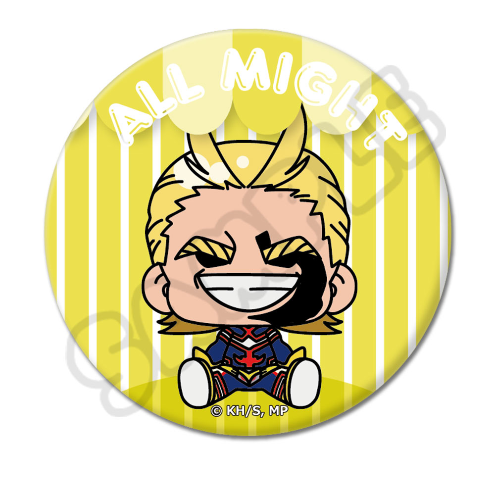 アニメ『僕のヒーローアカデミア』POTEmocho 第6弾 丸形缶バッジ(57mm) PM-IA(オールマイト) Image 2 | AniSmile