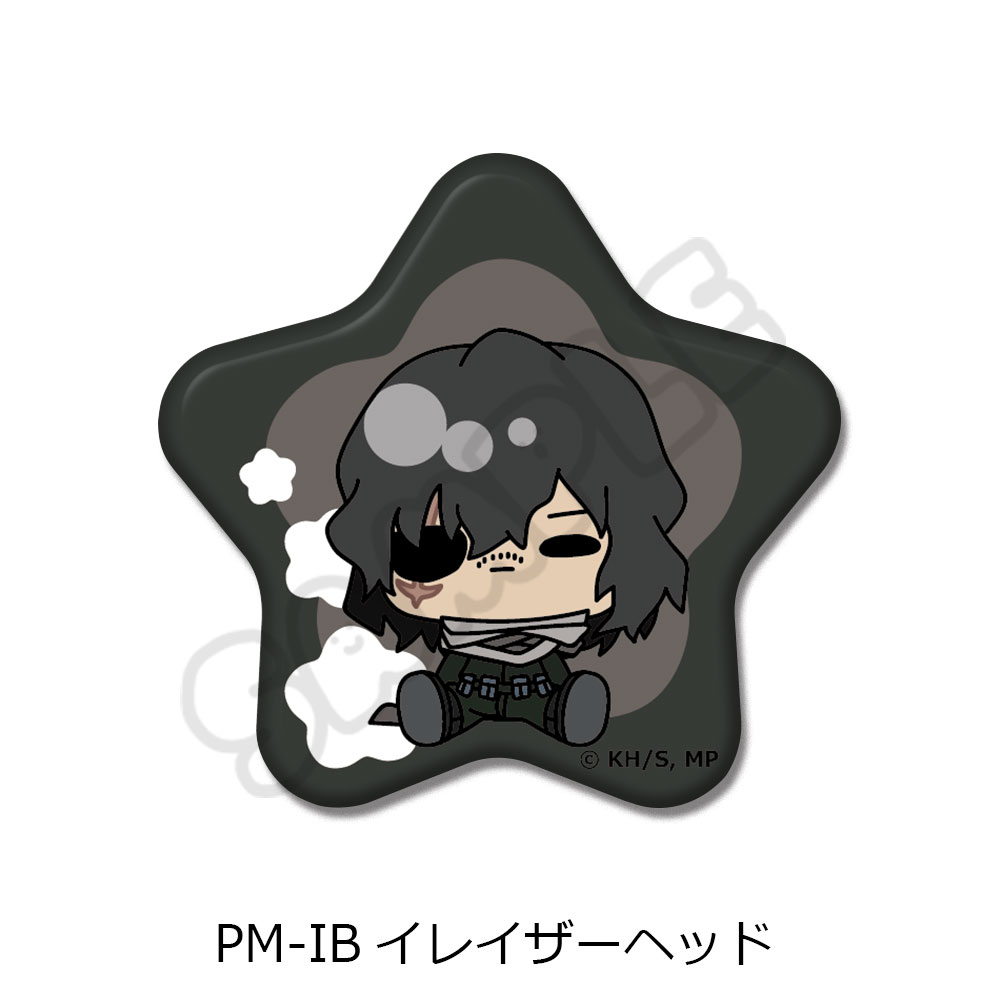 アニメ『僕のヒーローアカデミア』POTEmocho 第6弾 星型缶バッジ PM-IB(イレイザーヘッド) - AniSmile