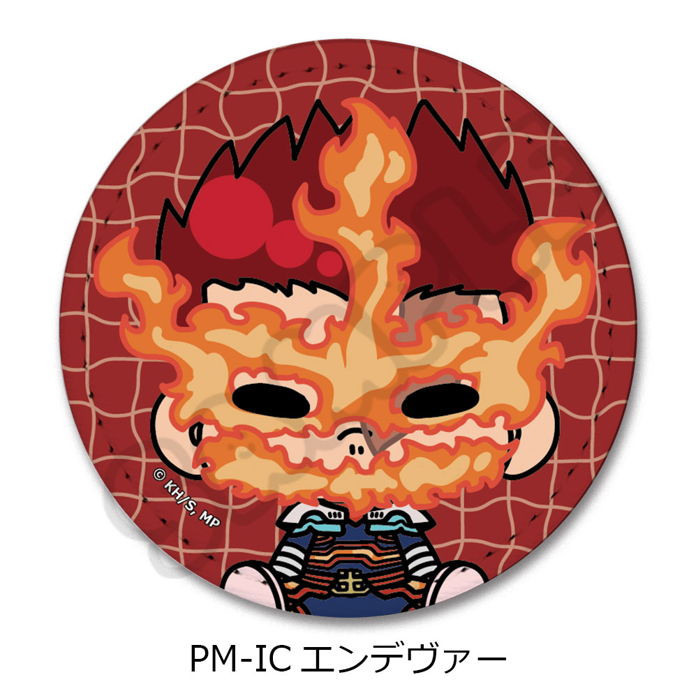 アニメ『僕のヒーローアカデミア』POTEmocho 第6弾 レザーバッジ PM-IC(エンデヴァー) - AniSmile