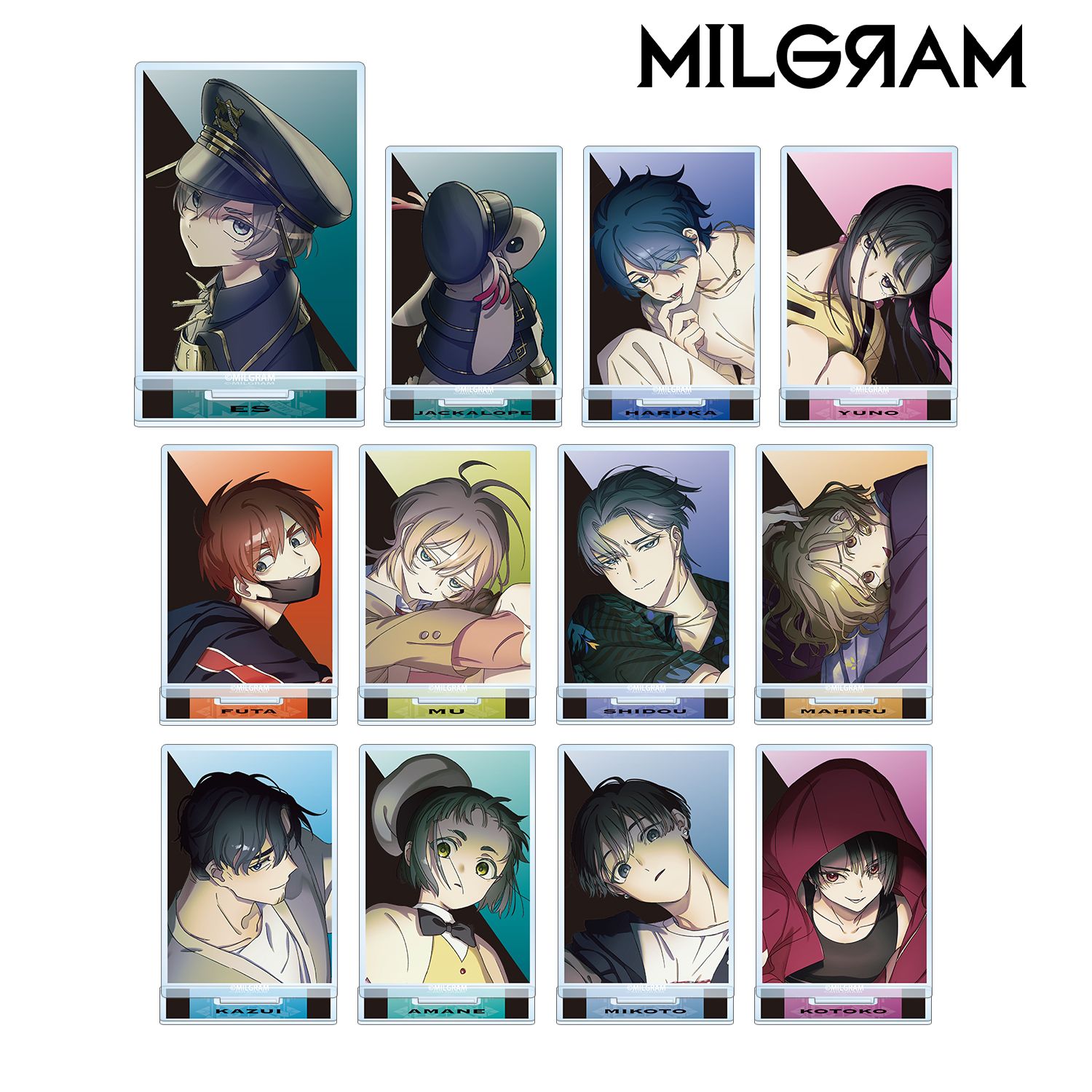 MILGRAM -ミルグラム- 描き下ろしイラスト 3rd Anniversary ver. トレーディングアクリルスタンド(単位/単品) 画像 3 | AniSmile