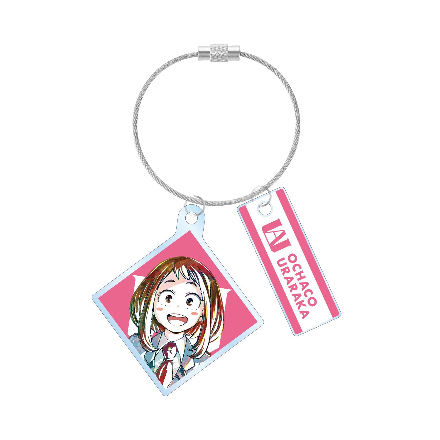 アニメ『僕のヒーローアカデミア』 麗日お茶子 Ani-Art 第4弾 2連ワイヤーアクリルキーホルダー - AniSmile