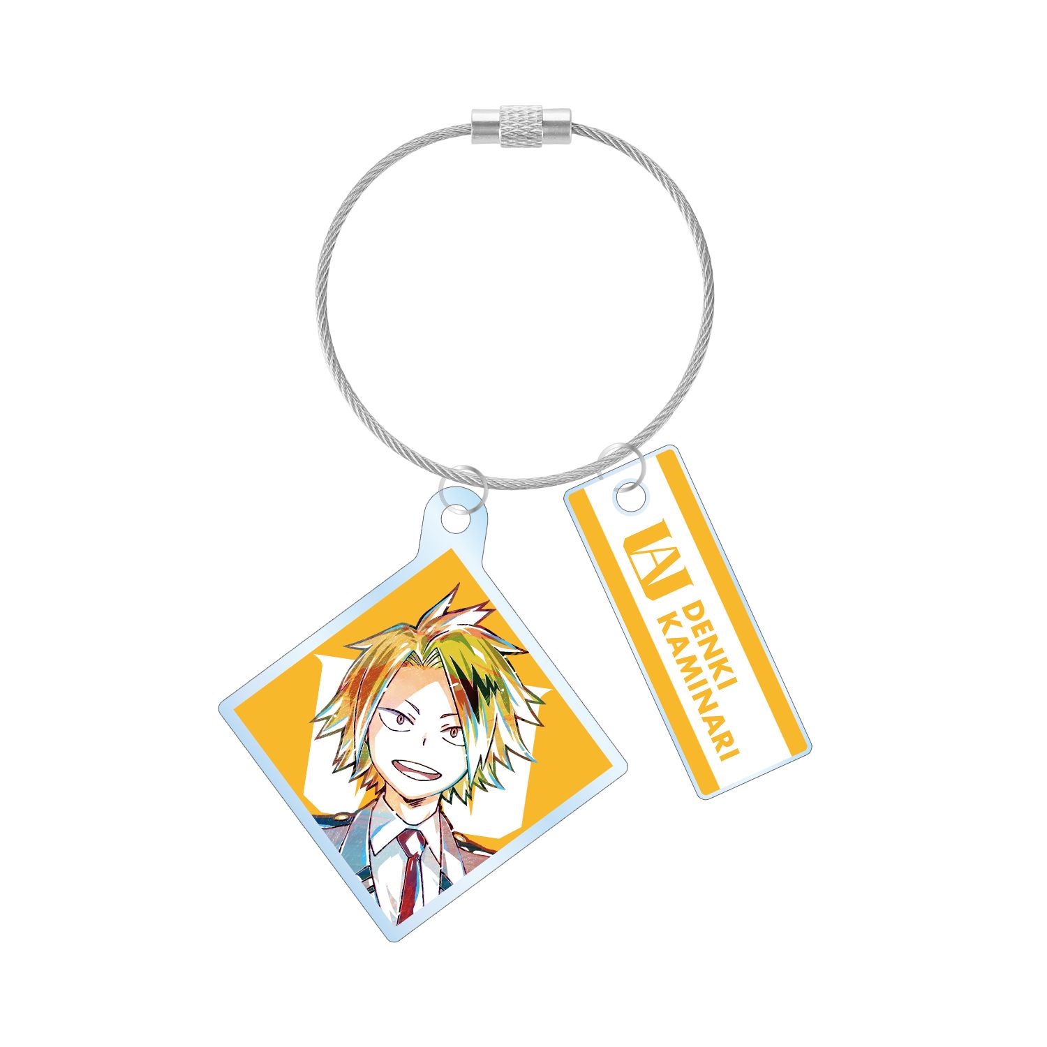 アニメ『僕のヒーローアカデミア』 上鳴電気 Ani-Art 第4弾 2連ワイヤーアクリルキーホルダー - AniSmile