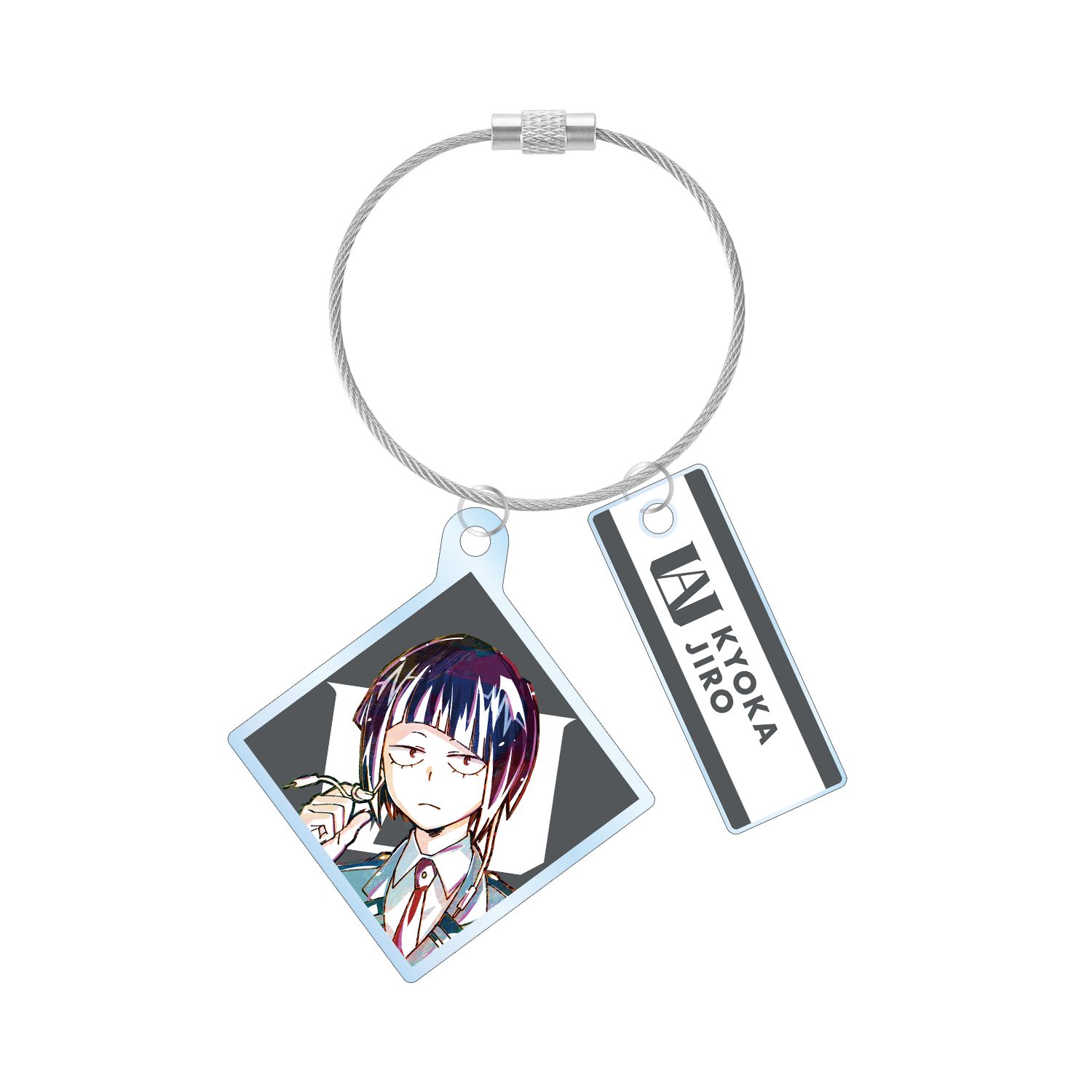 アニメ『僕のヒーローアカデミア』 耳郎響香 Ani-Art 第4弾 2連ワイヤーアクリルキーホルダー - AniSmile