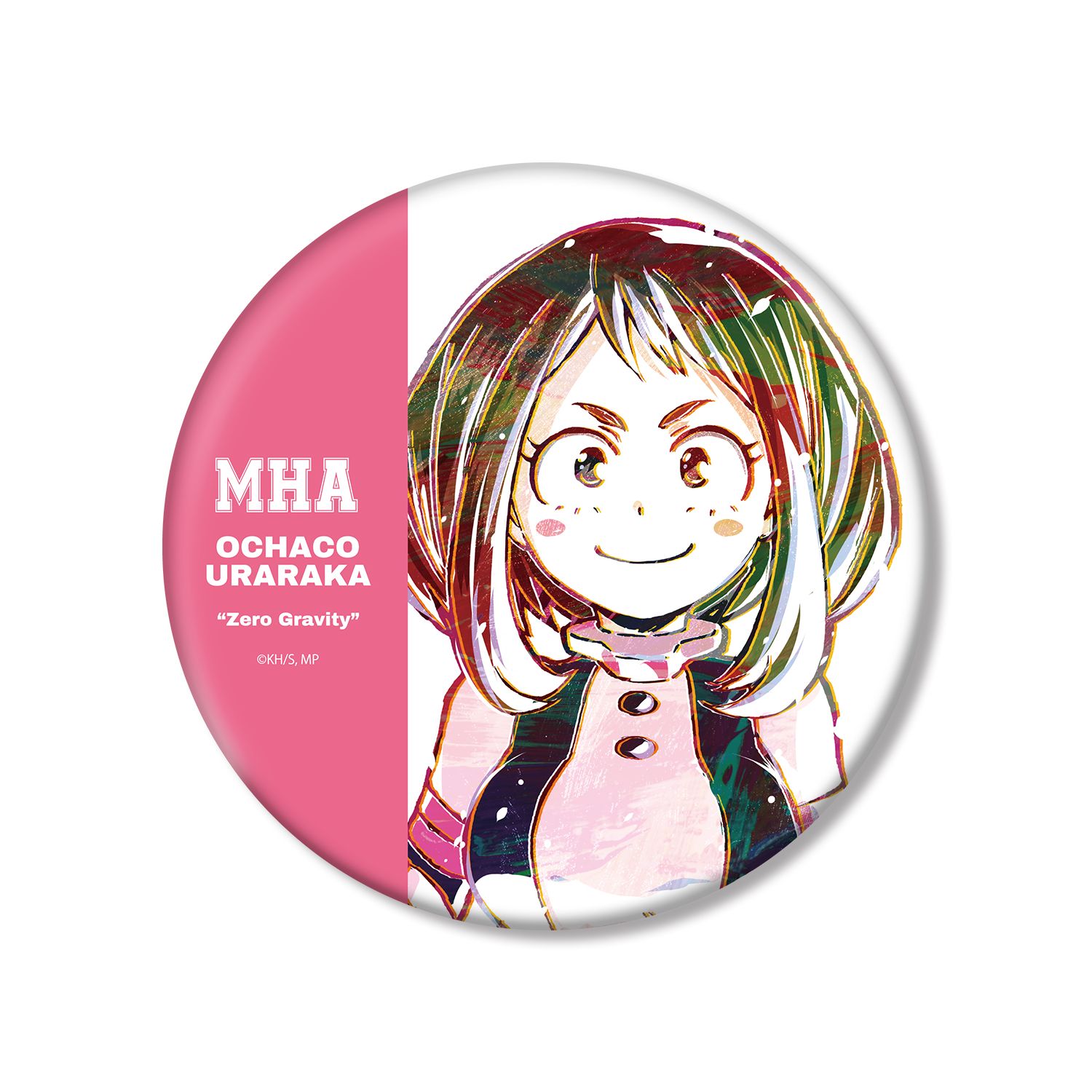アニメ『僕のヒーローアカデミア』 麗日お茶子 Ani-Art 第1弾 BIG缶バッジ - AniSmile