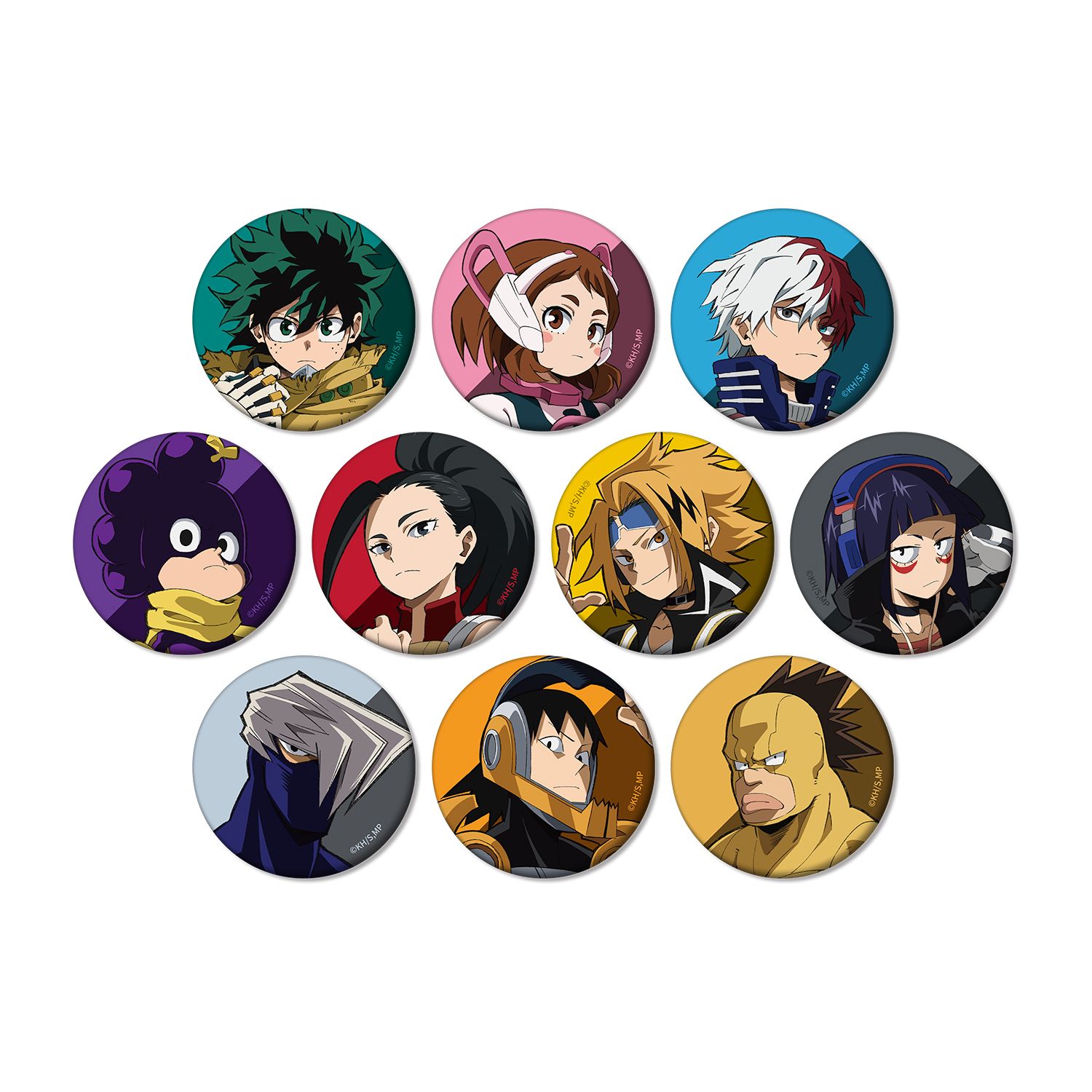 アニメ『僕のヒーローアカデミア』 トレーディングマット缶バッジ vol.2 ver.A(単位/単品) - 公式商品画像 | AniSmile
