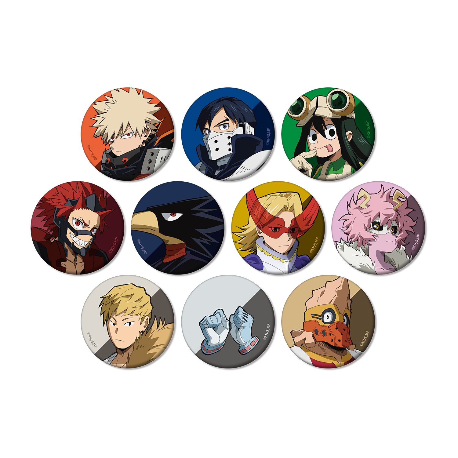 アニメ『僕のヒーローアカデミア』 トレーディングマット缶バッジ vol.2 ver.B(単位/単品) - 公式商品画像 | AniSmile