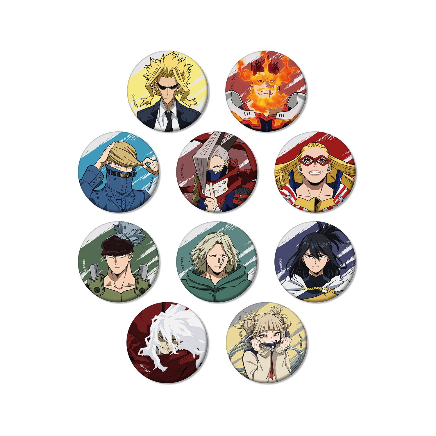 アニメ『僕のヒーローアカデミア』 トレーディングマット缶バッジ vol.2 ver.C(単位/単品) - 公式商品画像 | AniSmile