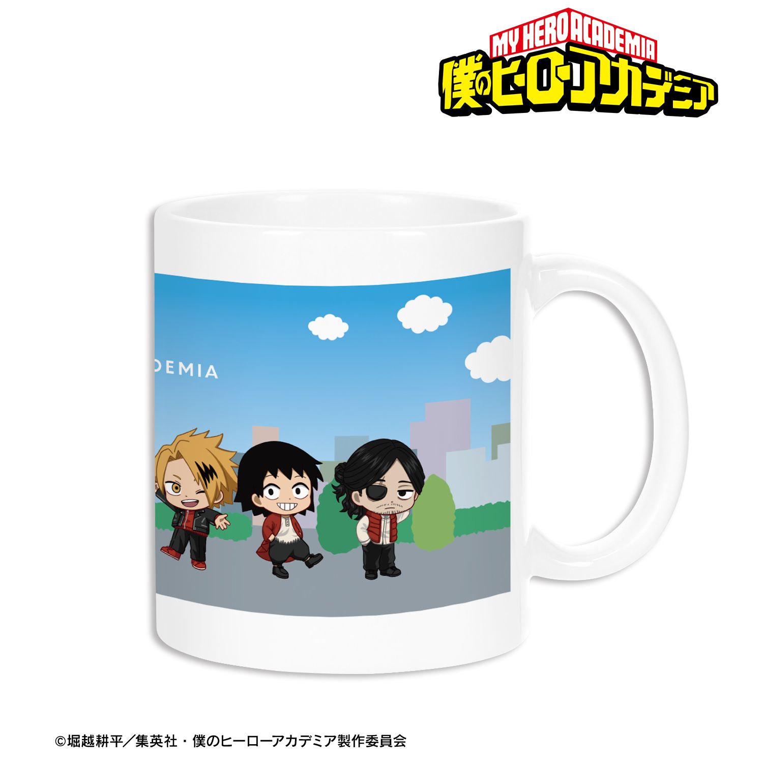 アニメ『僕のヒーローアカデミア』 集合 ちびキャラ 赤い私服ver. マグカップ ver.B Image 2 | AniSmile