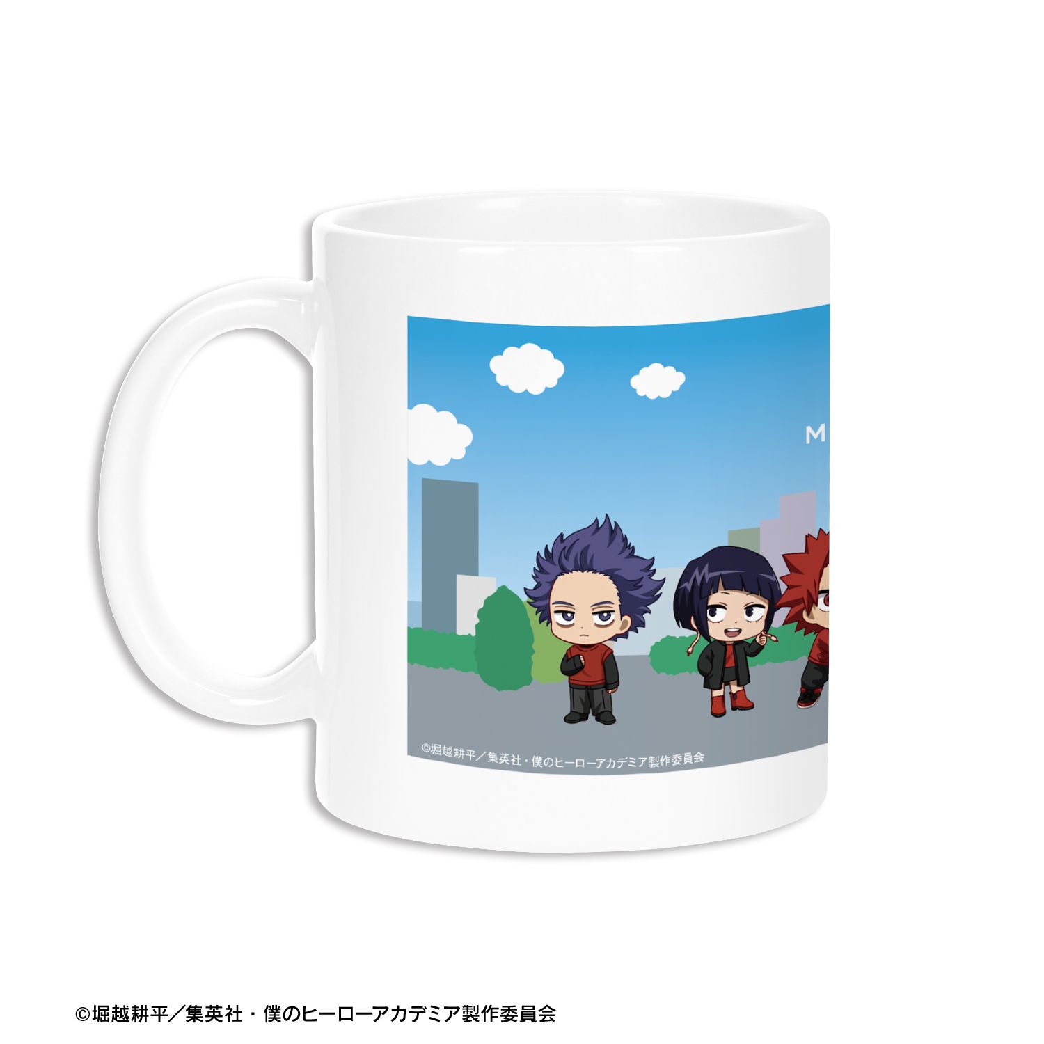 アニメ『僕のヒーローアカデミア』 集合 ちびキャラ 赤い私服ver. マグカップ ver.B Image 3 | AniSmile
