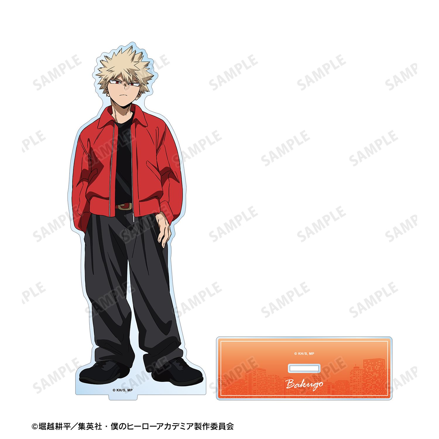 アニメ『僕のヒーローアカデミア』 描き下ろし 爆豪勝己 記念撮影ver. BIGアクリルスタンド 画像 3 | AniSmile
