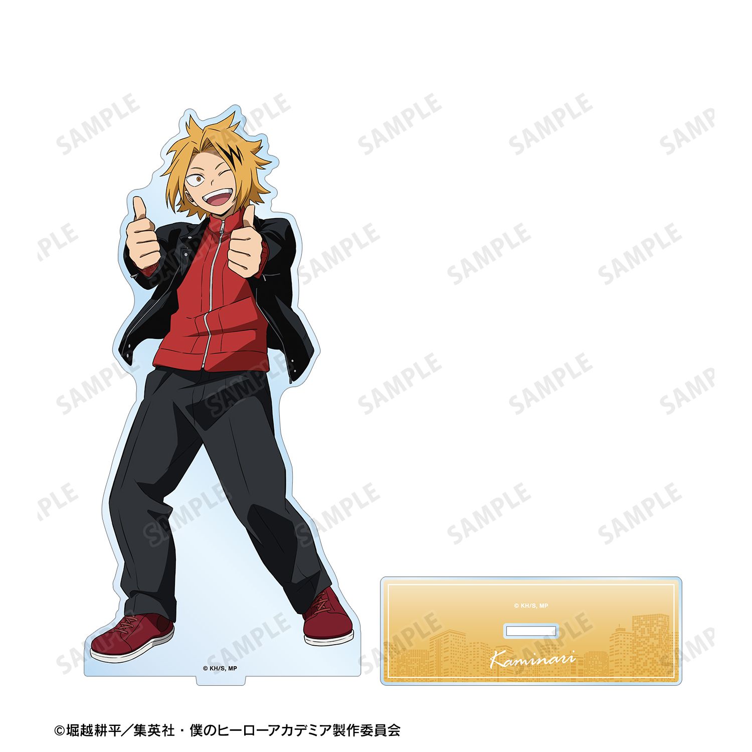 アニメ『僕のヒーローアカデミア』 描き下ろし 上鳴電気 記念撮影ver. BIGアクリルスタンド 画像 3 | AniSmile