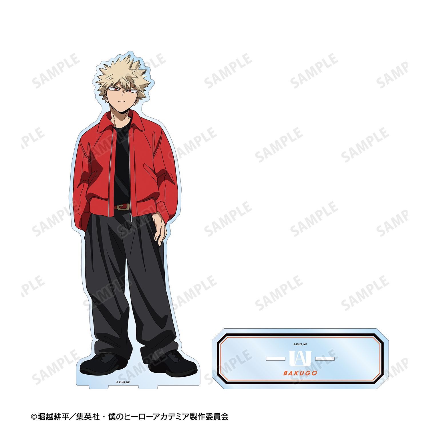 アニメ『僕のヒーローアカデミア』 描き下ろし 爆豪勝己 記念撮影ver. 特大アクリルスタンド 画像 3 | AniSmile