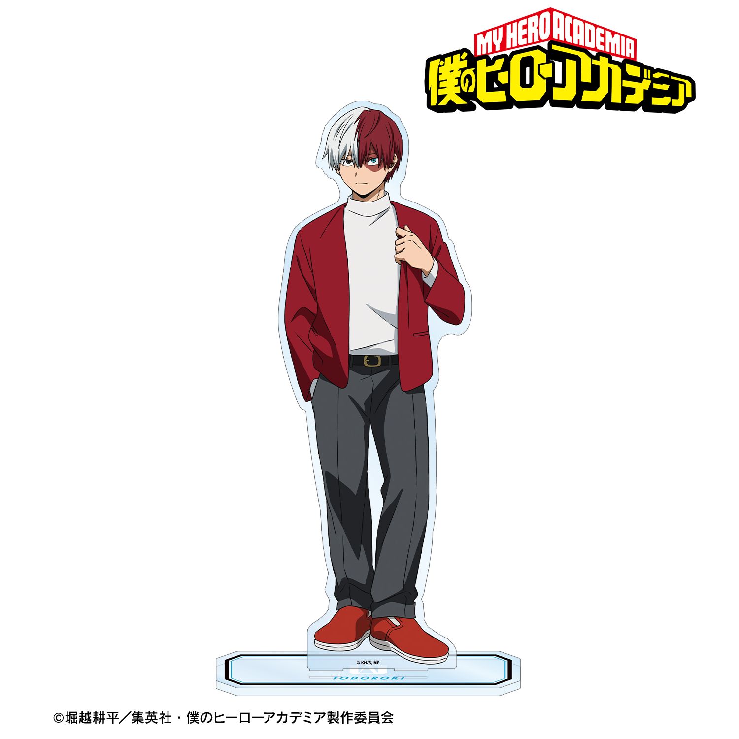 アニメ『僕のヒーローアカデミア』 描き下ろし 轟焦凍 記念撮影ver. 特大アクリルスタンド 画像 2 | AniSmile