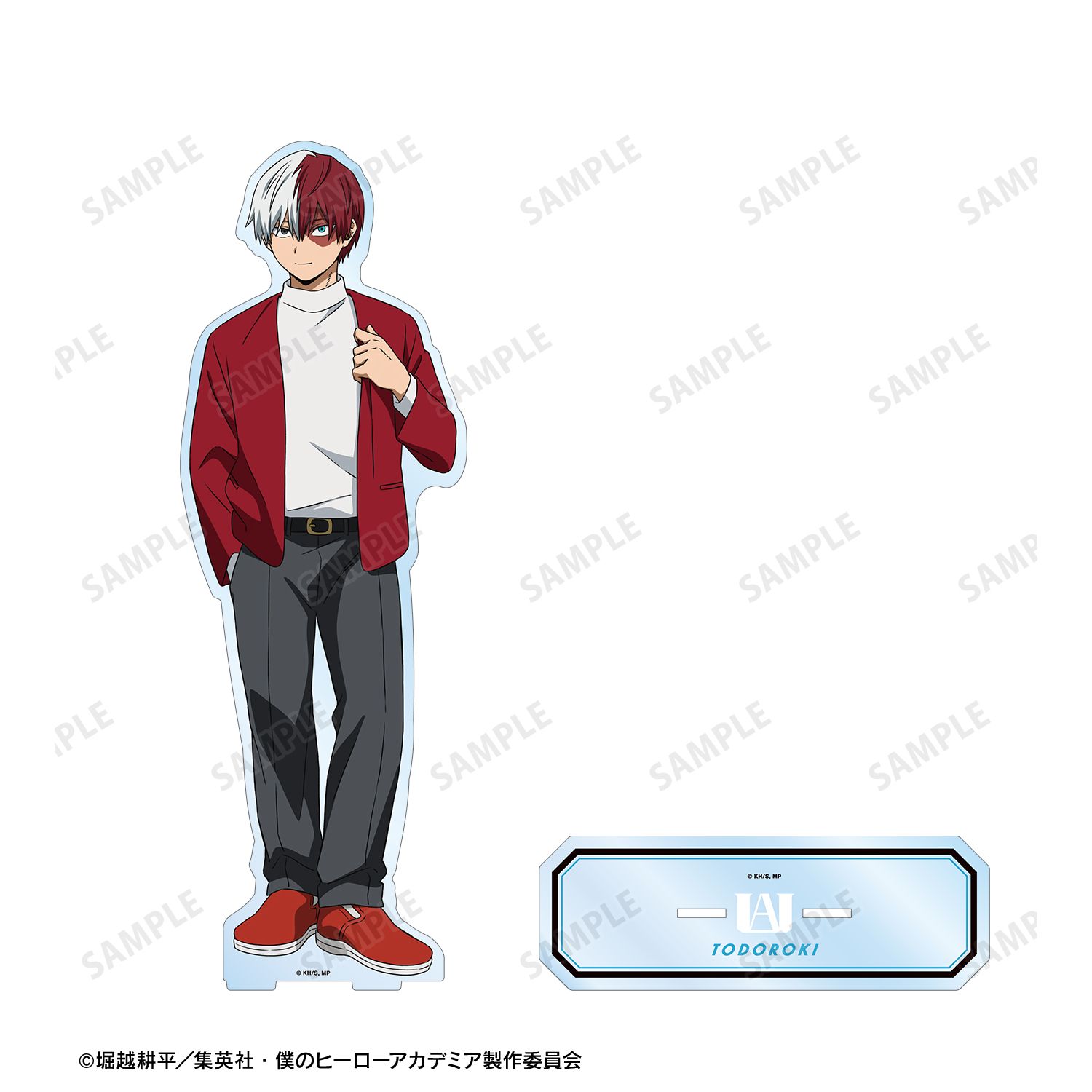 アニメ『僕のヒーローアカデミア』 描き下ろし 轟焦凍 記念撮影ver. 特大アクリルスタンド 画像 3 | AniSmile
