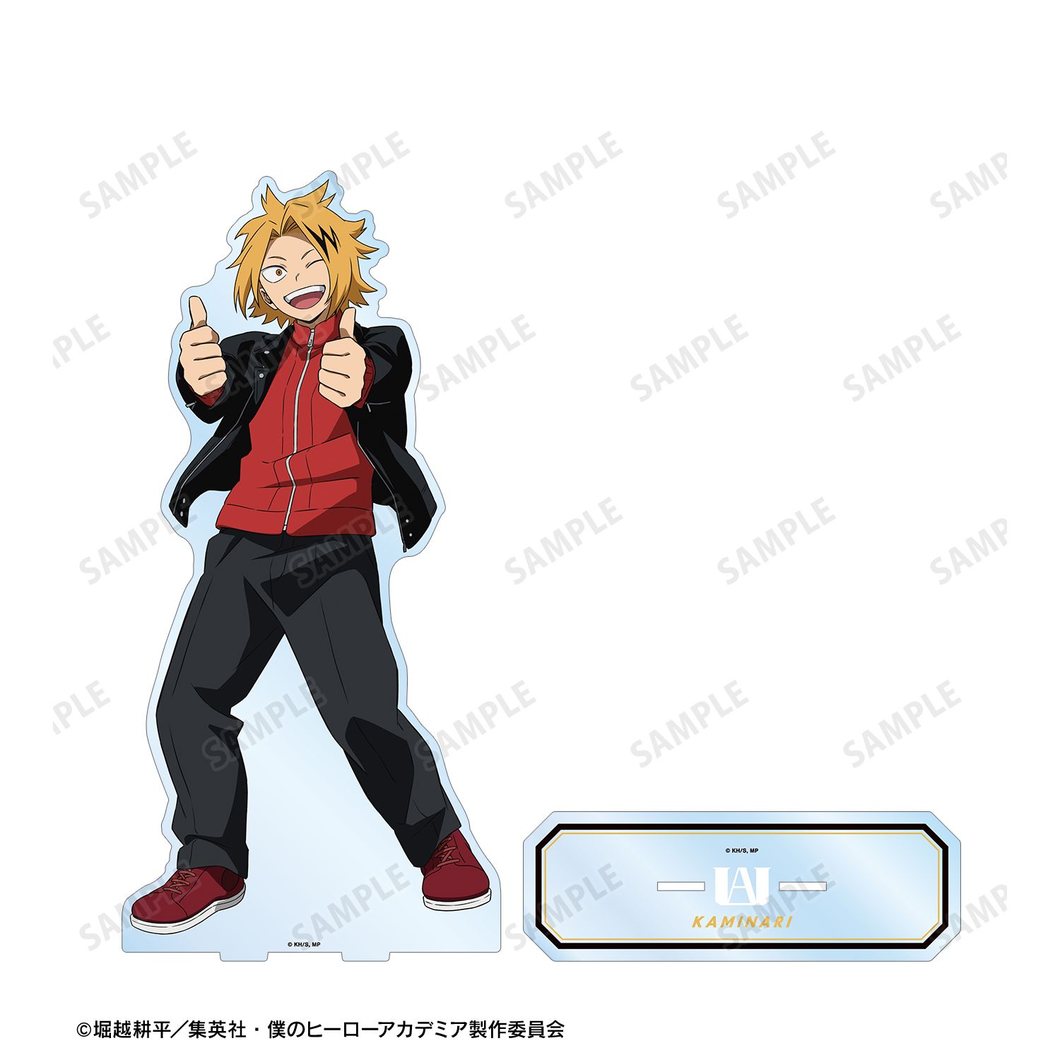 アニメ『僕のヒーローアカデミア』 描き下ろし 上鳴電気 記念撮影ver. 特大アクリルスタンド 画像 3 | AniSmile