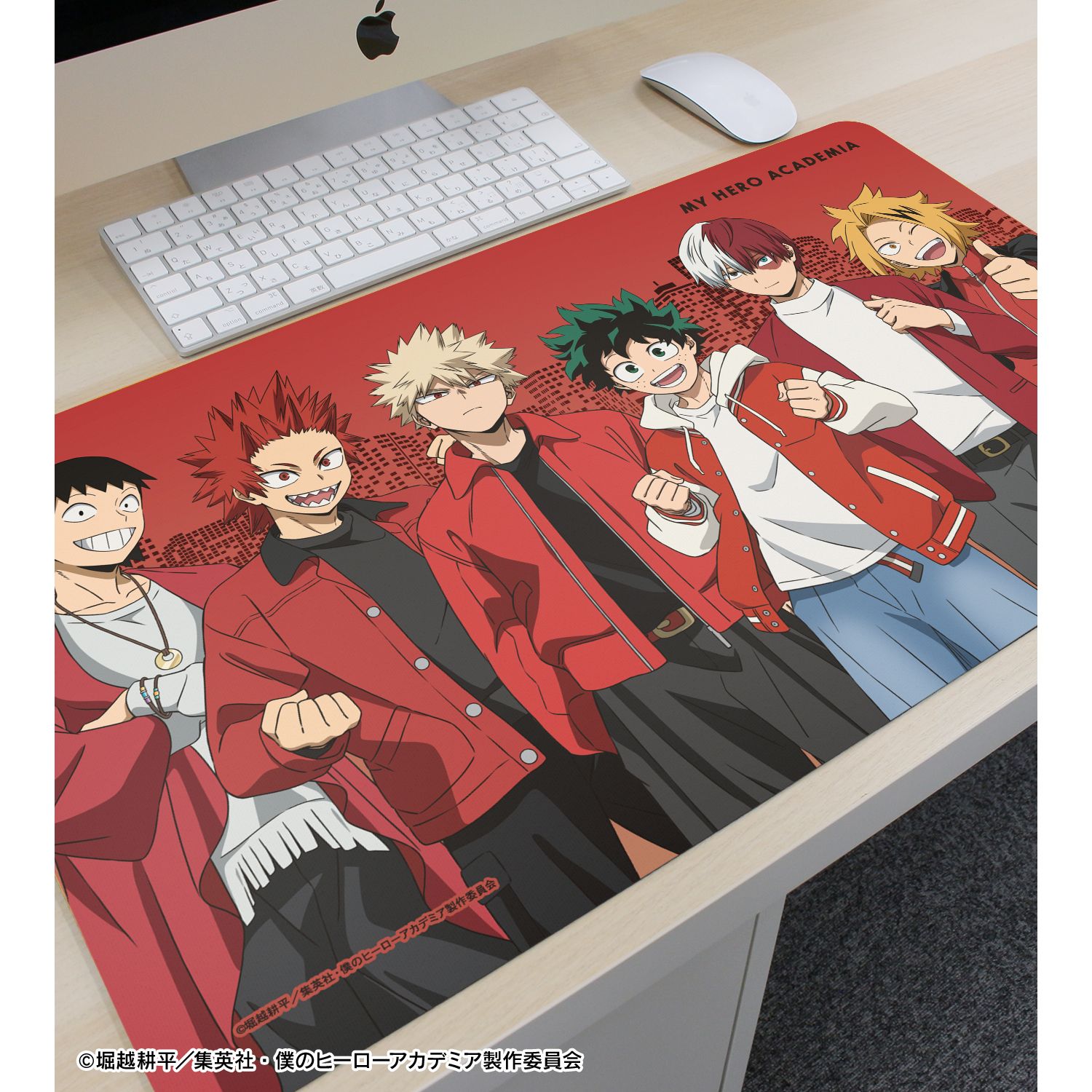 アニメ『僕のヒーローアカデミア』 描き下ろし 集合 記念撮影ver. マルチデスクマット 画像 3 | AniSmile