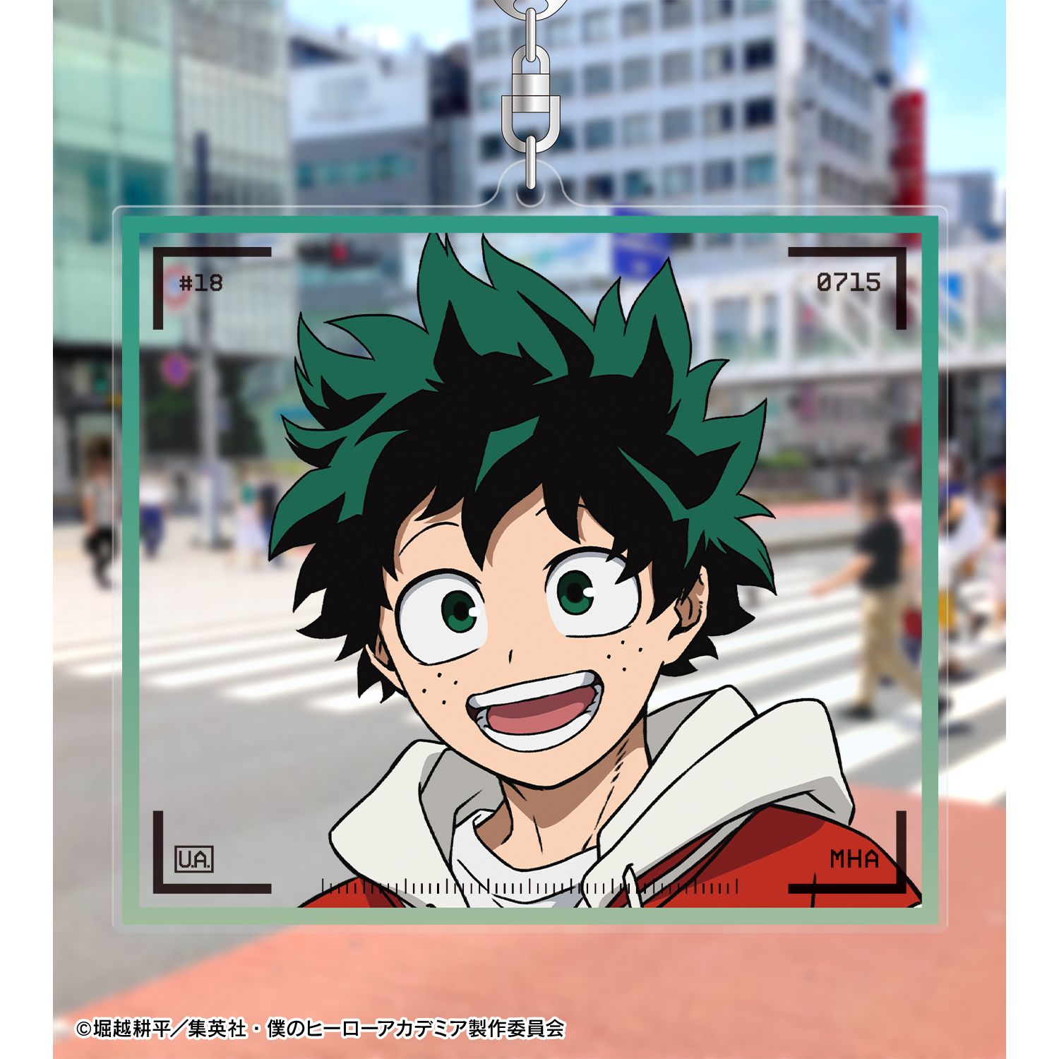 アニメ『僕のヒーローアカデミア』 描き下ろし 緑谷出久 記念撮影ver. BIGアクリルキーホルダー 画像 3 | AniSmile
