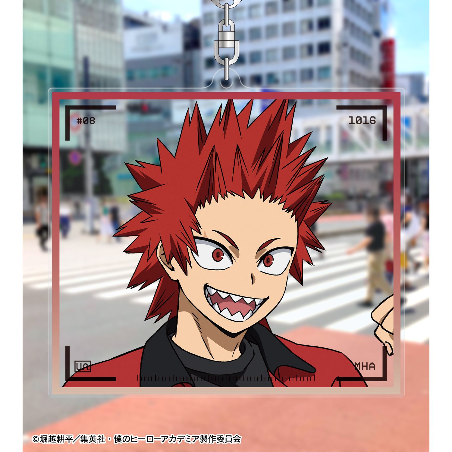 アニメ『僕のヒーローアカデミア』 描き下ろし 切島鋭児郎 記念撮影ver. BIGアクリルキーホルダー 画像 3 | AniSmile