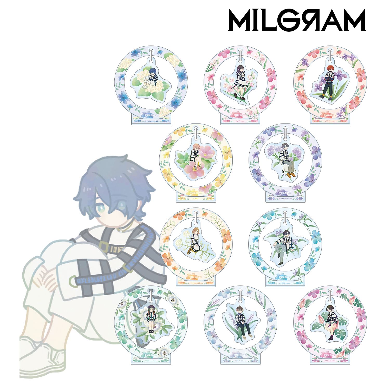 MILGRAM -ミルグラム- トレーディング Botania ゆらゆらアクリルスタンド(単位/単品) 图片 2 | AniSmile