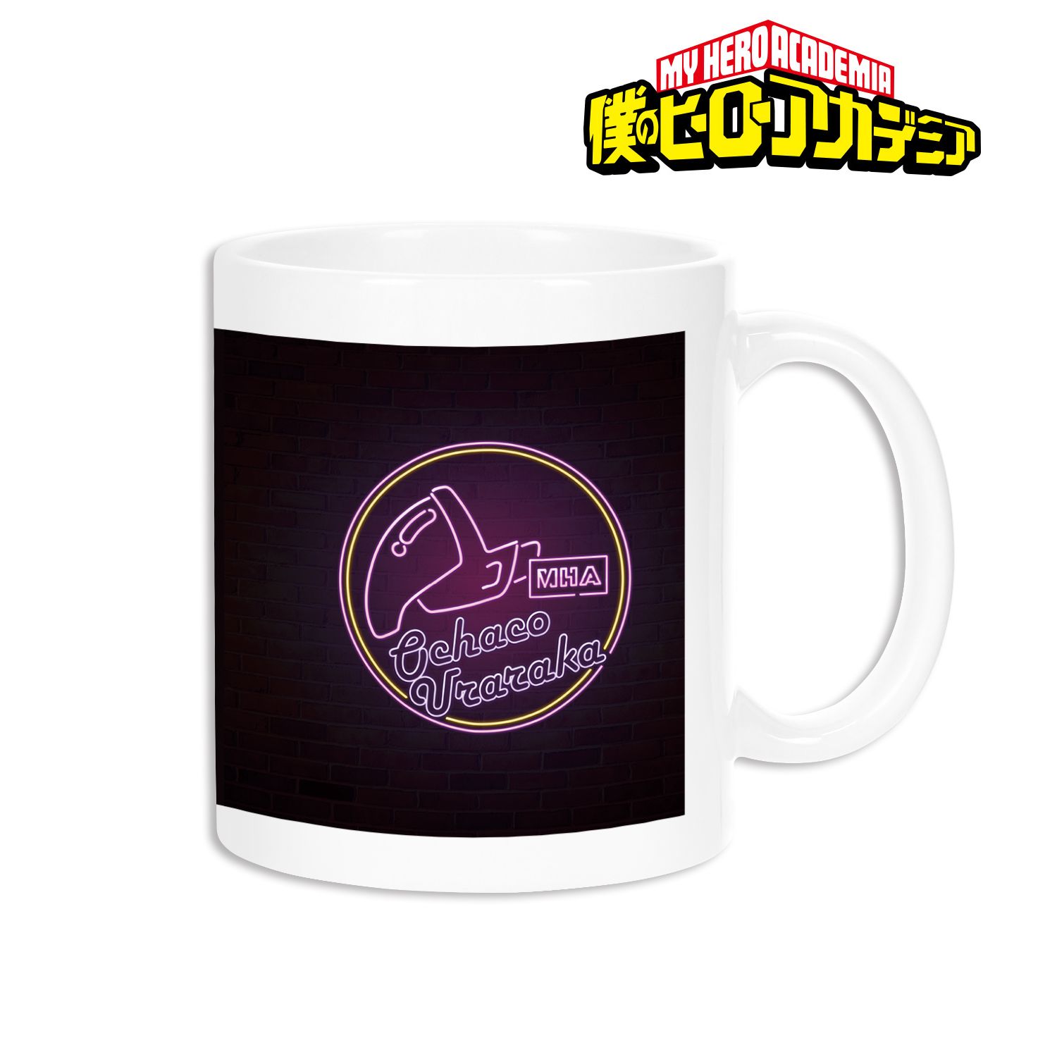 アニメ『僕のヒーローアカデミア』 麗日お茶子 Ani-Neon マグカップ 图片 2 | AniSmile