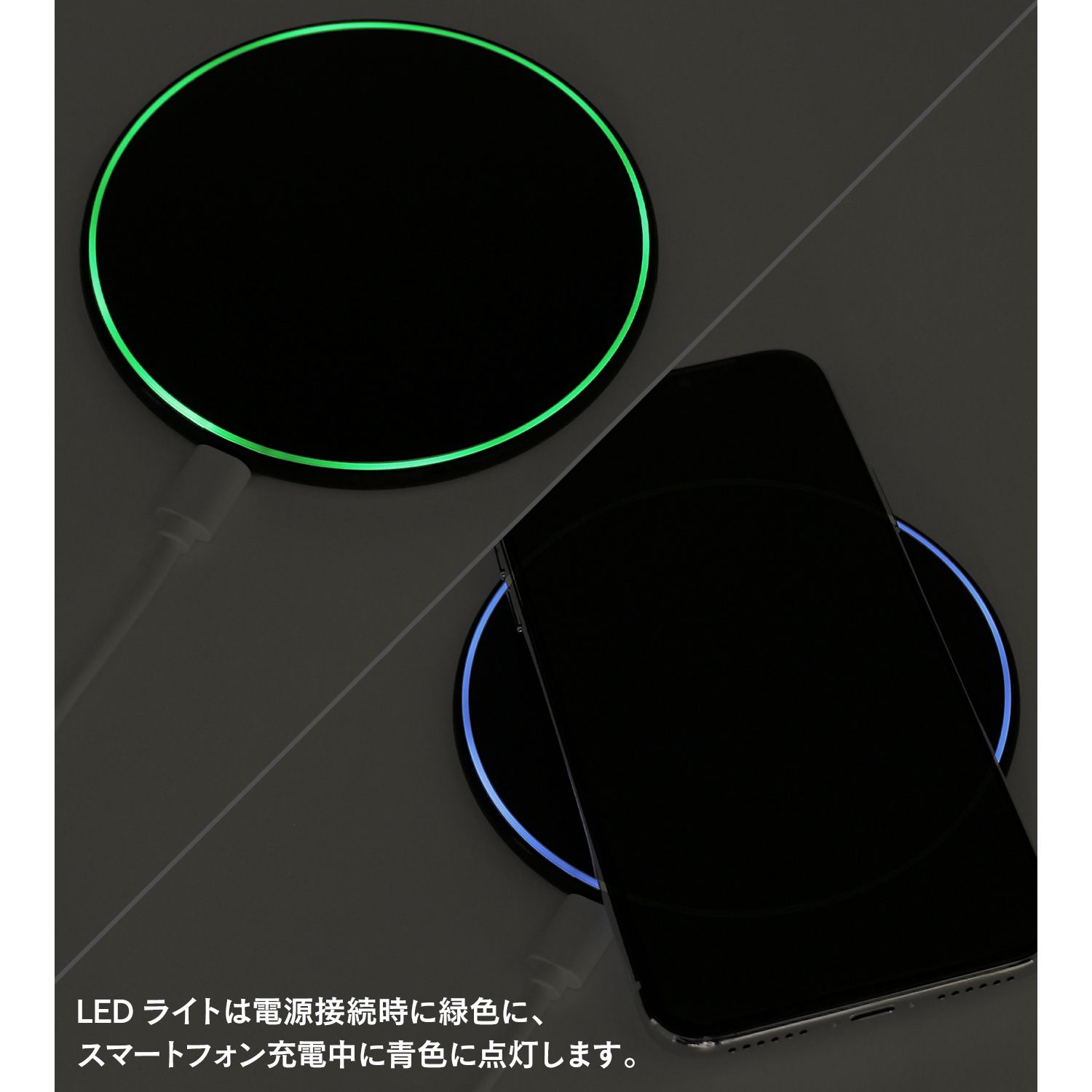 アニメ『僕のヒーローアカデミア』 轟焦凍 Ani-Neon サークル型Qi対応充電器 画像 5 | AniSmile