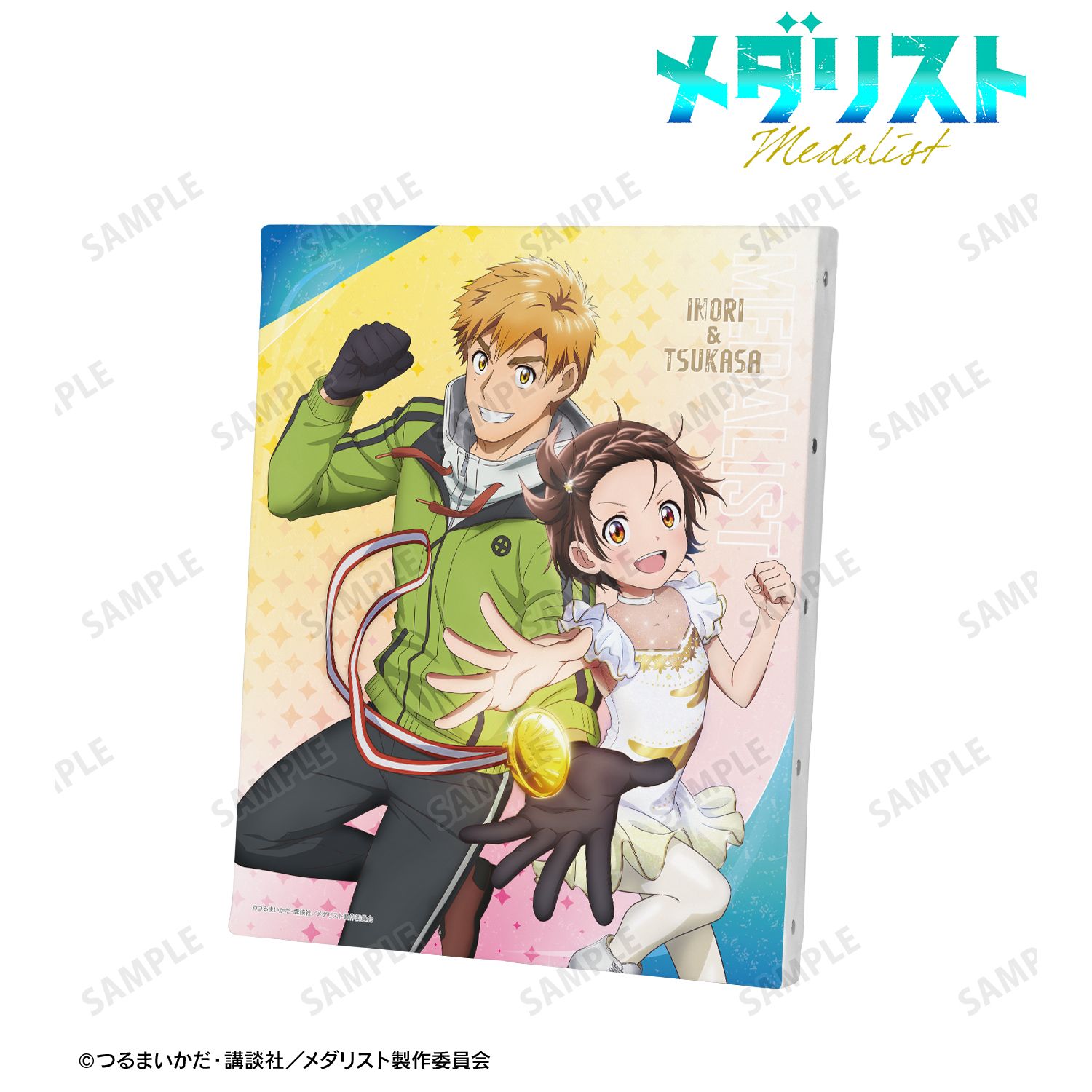 TVアニメ「メダリスト」 結束いのり&明浦路 司 ペアビジュアル キャンバスボード 画像 2 | AniSmile