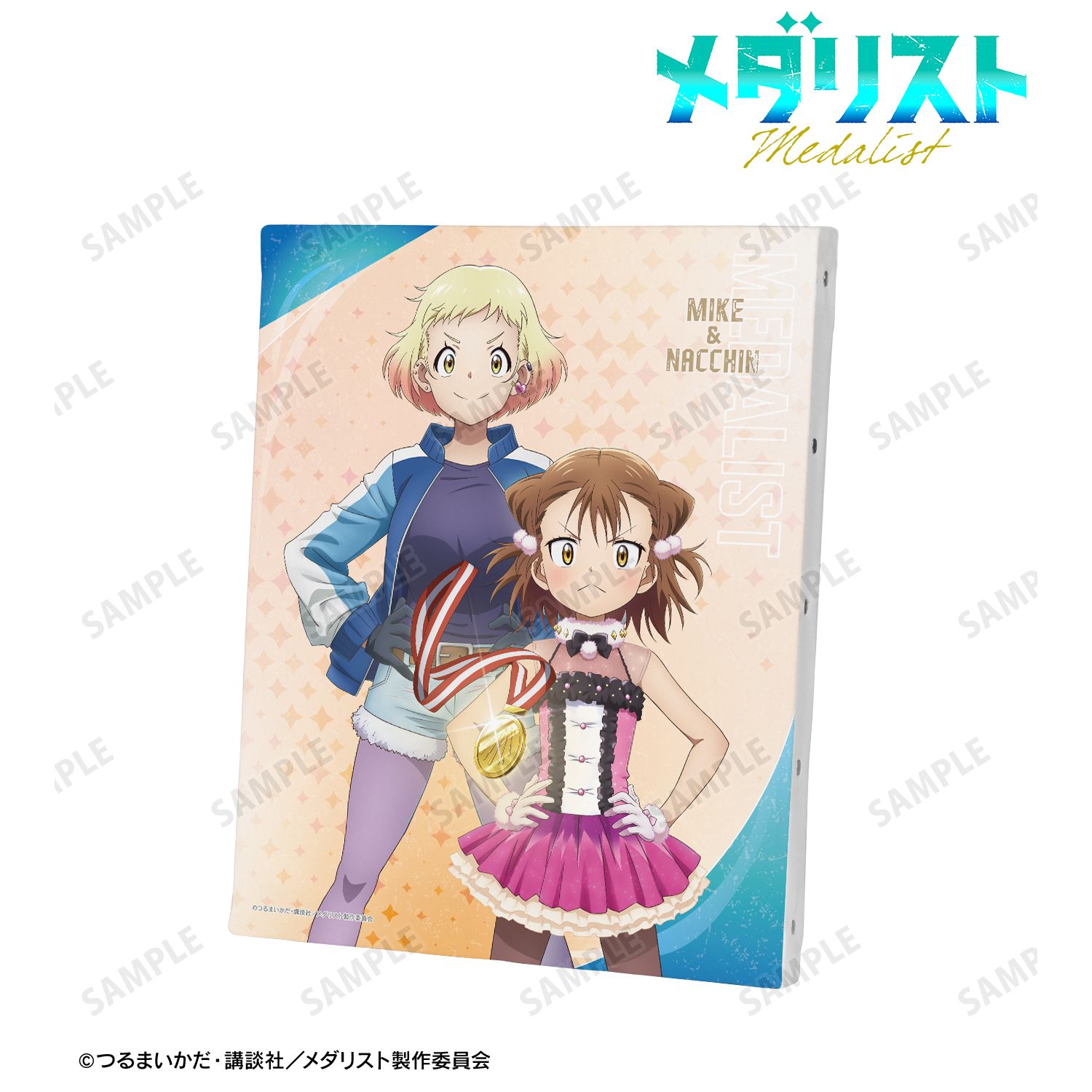 TVアニメ「メダリスト」 三家田涼佳&那智鞠緒 ペアビジュアル キャンバスボード 画像 2 | AniSmile