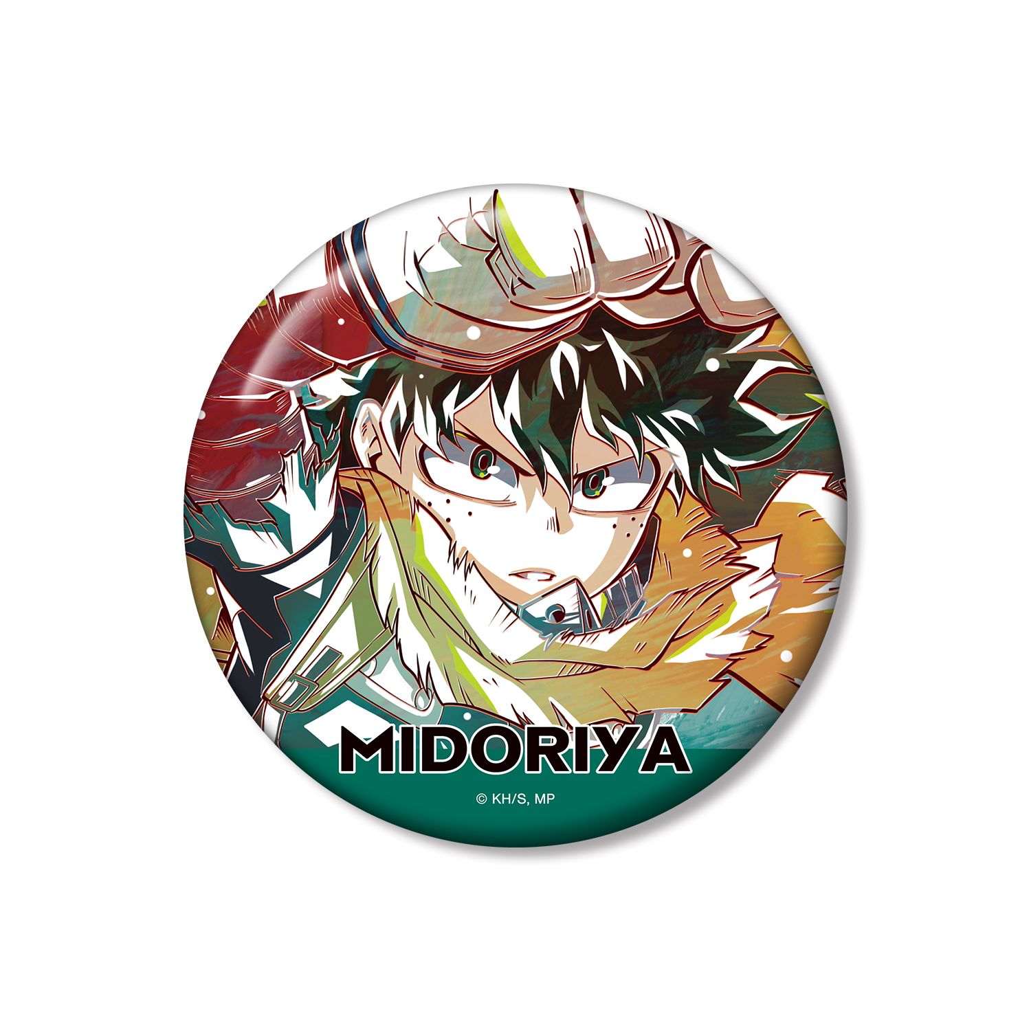 アニメ『僕のヒーローアカデミア』 緑谷出久 Ani-Art 第8弾 100mm缶バッジ ver.A - official product image | AniSmile