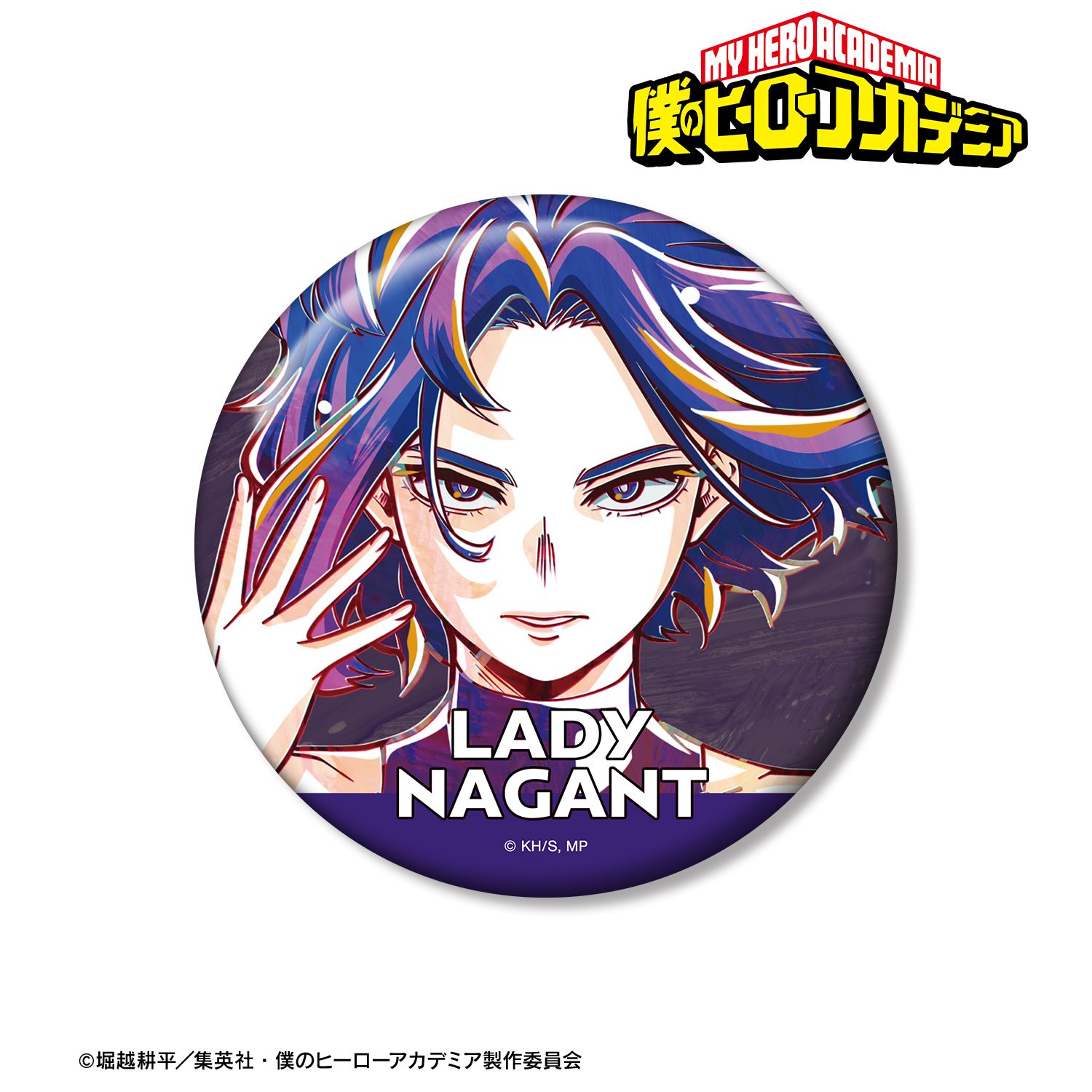 アニメ『僕のヒーローアカデミア』 レディ・ナガン Ani-Art 第8弾 100mm缶バッジ 画像 2 | AniSmile