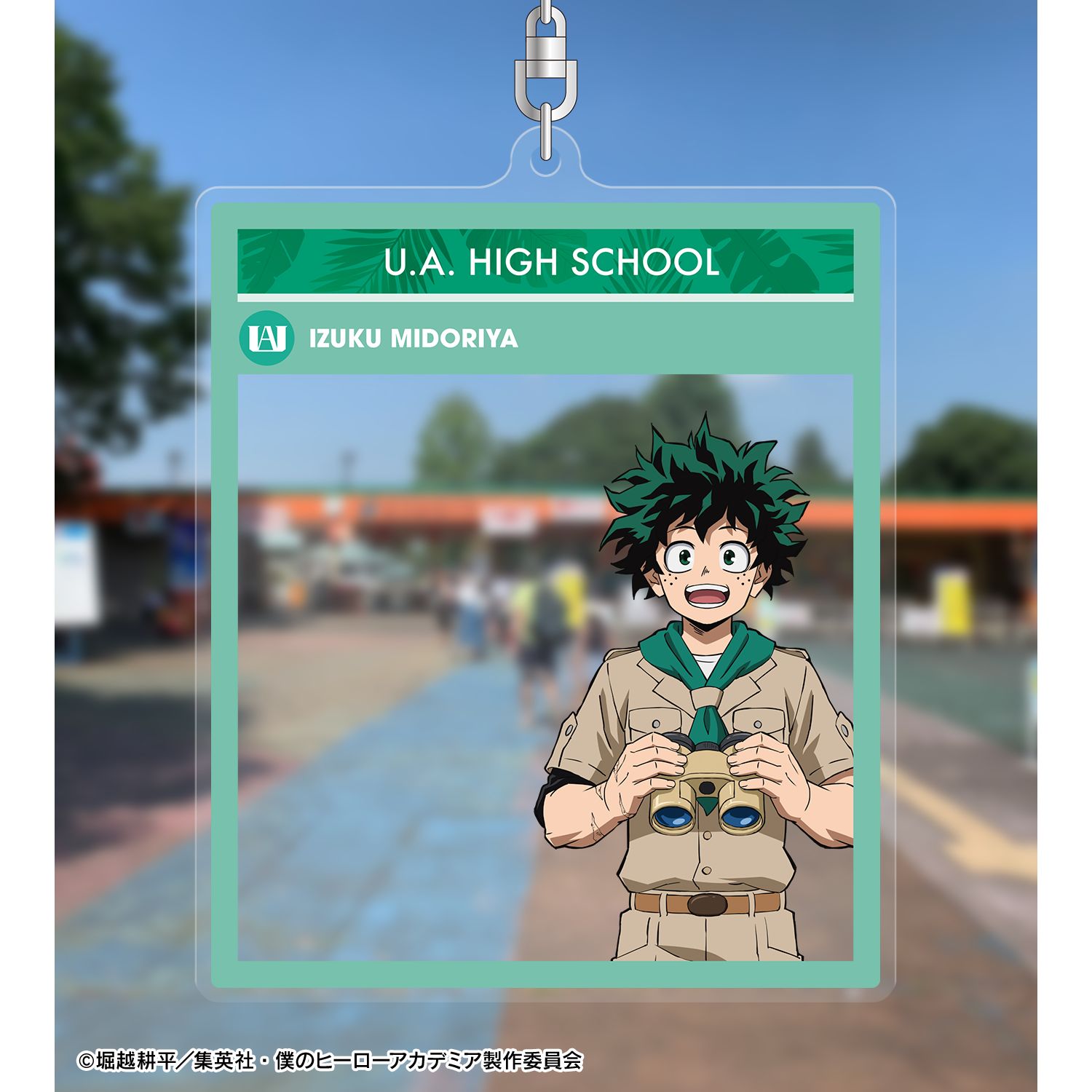 アニメ『僕のヒーローアカデミア』 描き下ろし 緑谷出久 サファリルックver. フォトフレーム風BIGアクリルキーホルダー Image 3 | AniSmile