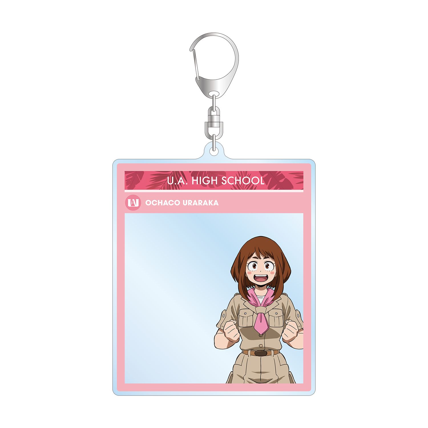 アニメ『僕のヒーローアカデミア』 描き下ろし 麗日お茶子 サファリルックver. フォトフレーム風BIGアクリルキーホルダー - official product image | AniSmile