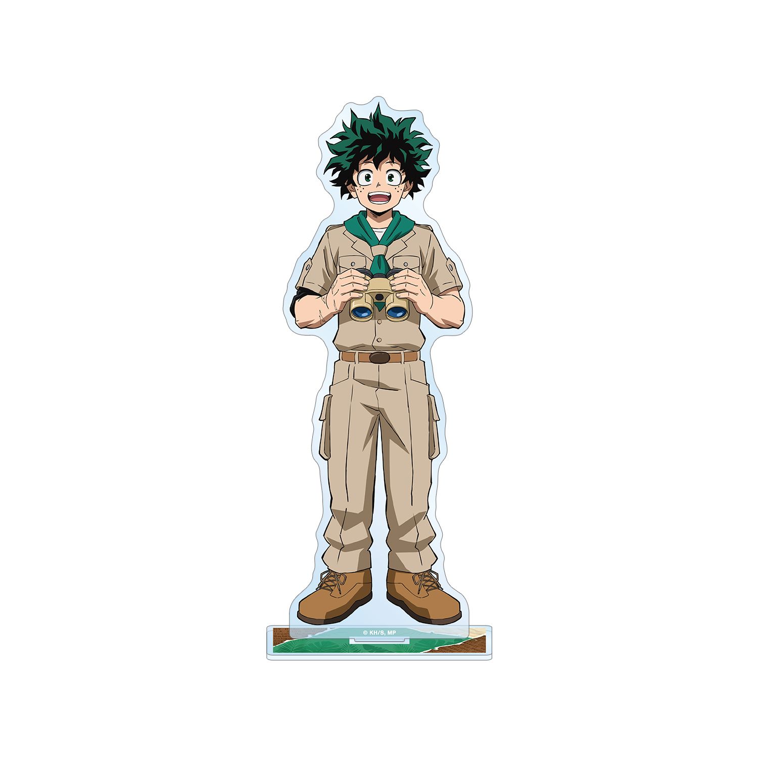 アニメ『僕のヒーローアカデミア』 描き下ろし 緑谷出久 サファリルックver. BIGアクリルスタンド - official product image | AniSmile