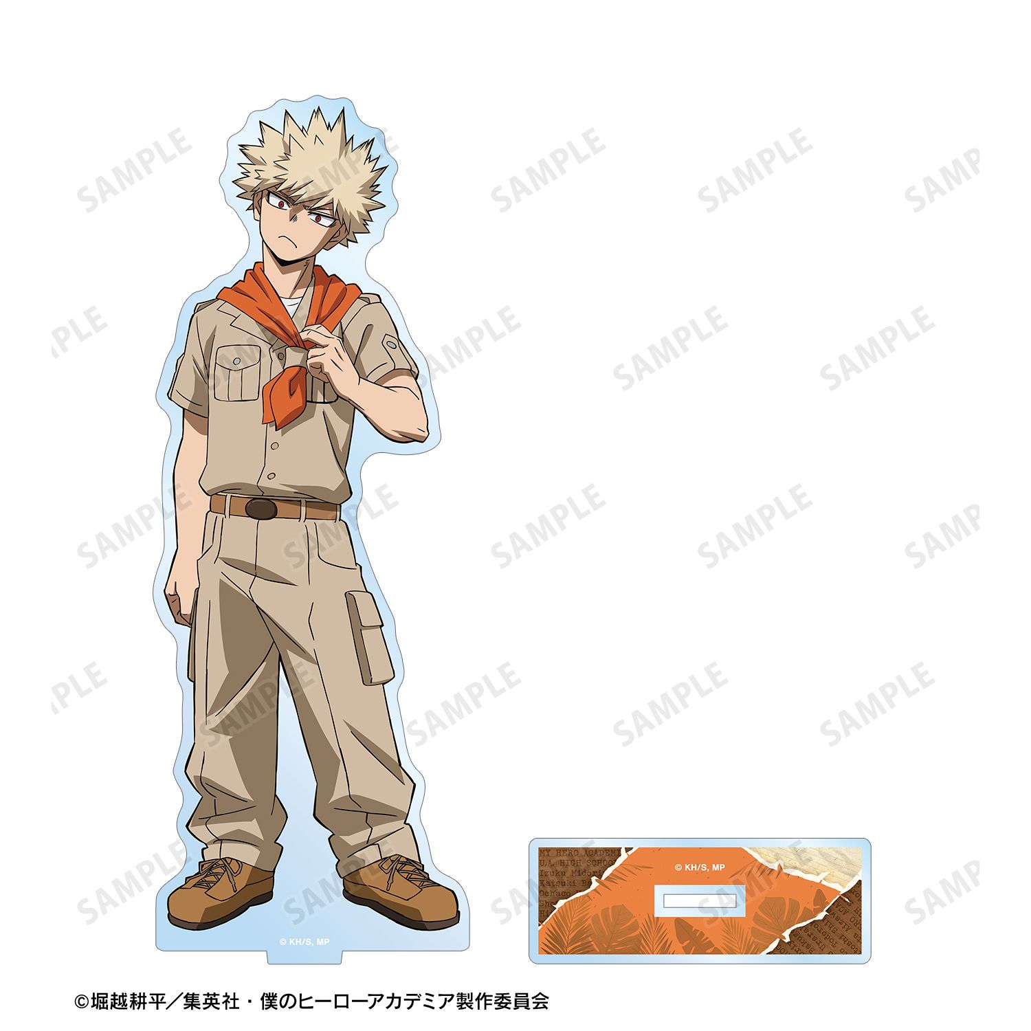 アニメ『僕のヒーローアカデミア』 描き下ろし 爆豪勝己 サファリルックver. BIGアクリルスタンド 画像 3 | AniSmile