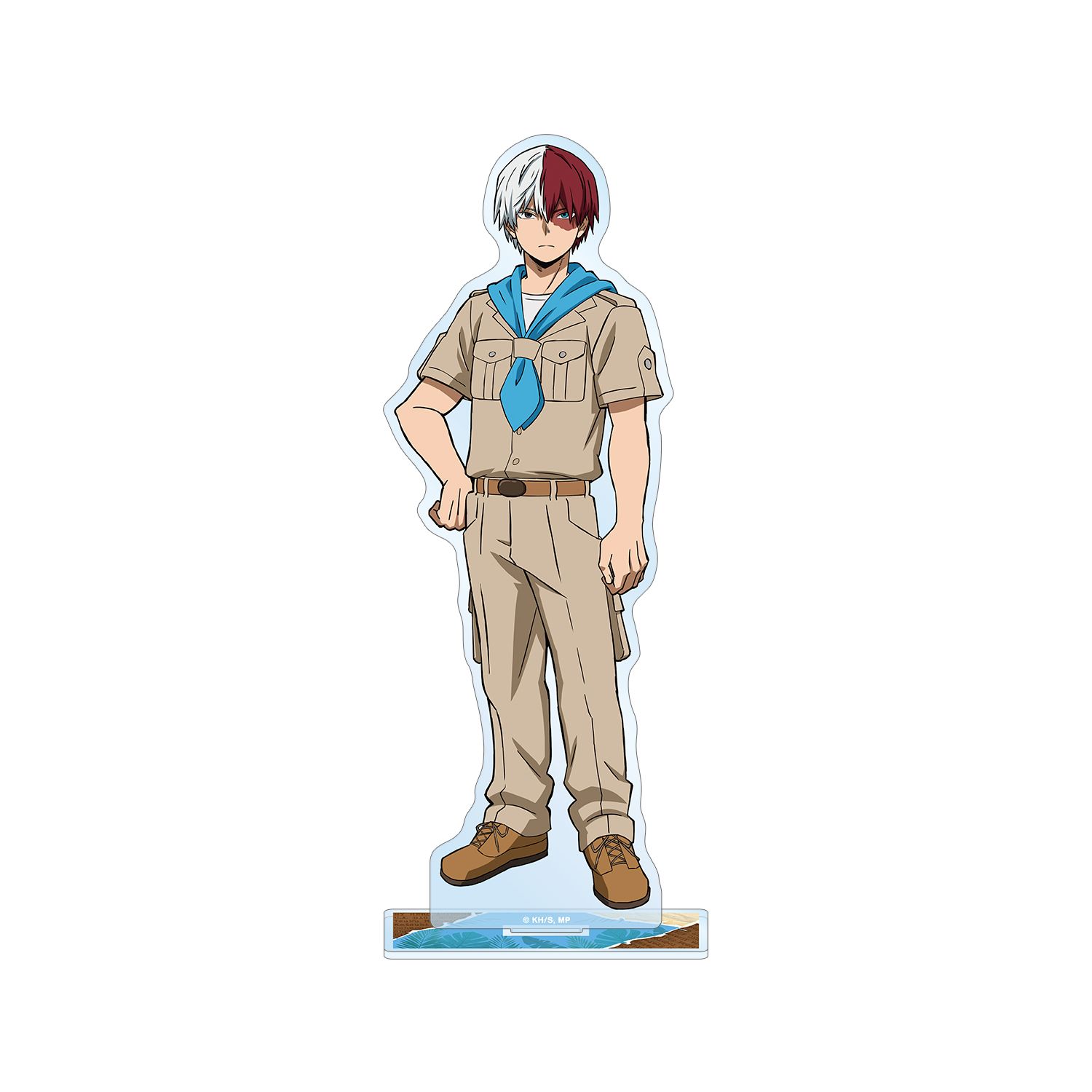 アニメ『僕のヒーローアカデミア』 描き下ろし 轟焦凍 サファリルックver. BIGアクリルスタンド - official product image | AniSmile