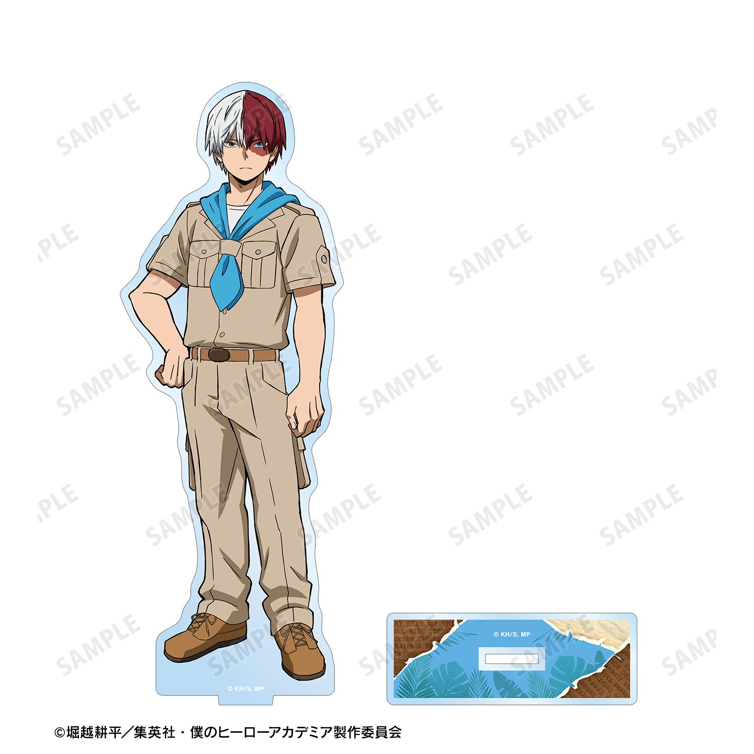 アニメ『僕のヒーローアカデミア』 描き下ろし 轟焦凍 サファリルックver. BIGアクリルスタンド Image 3 | AniSmile